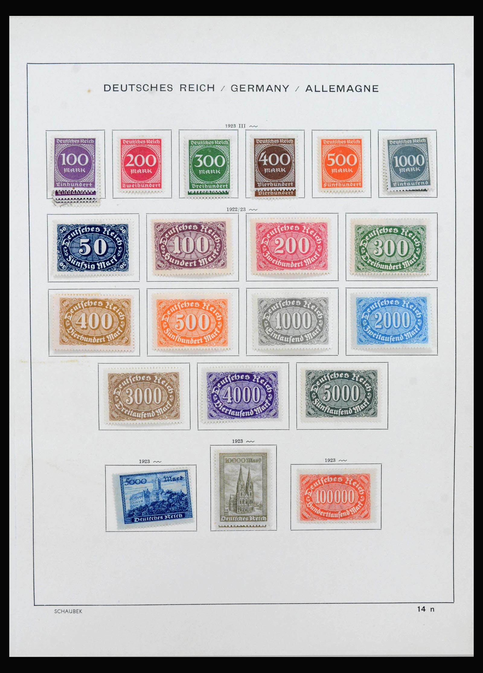 40142 0019 - Postzegelverzameling 40142 Duitse Rijk 1872-1945.