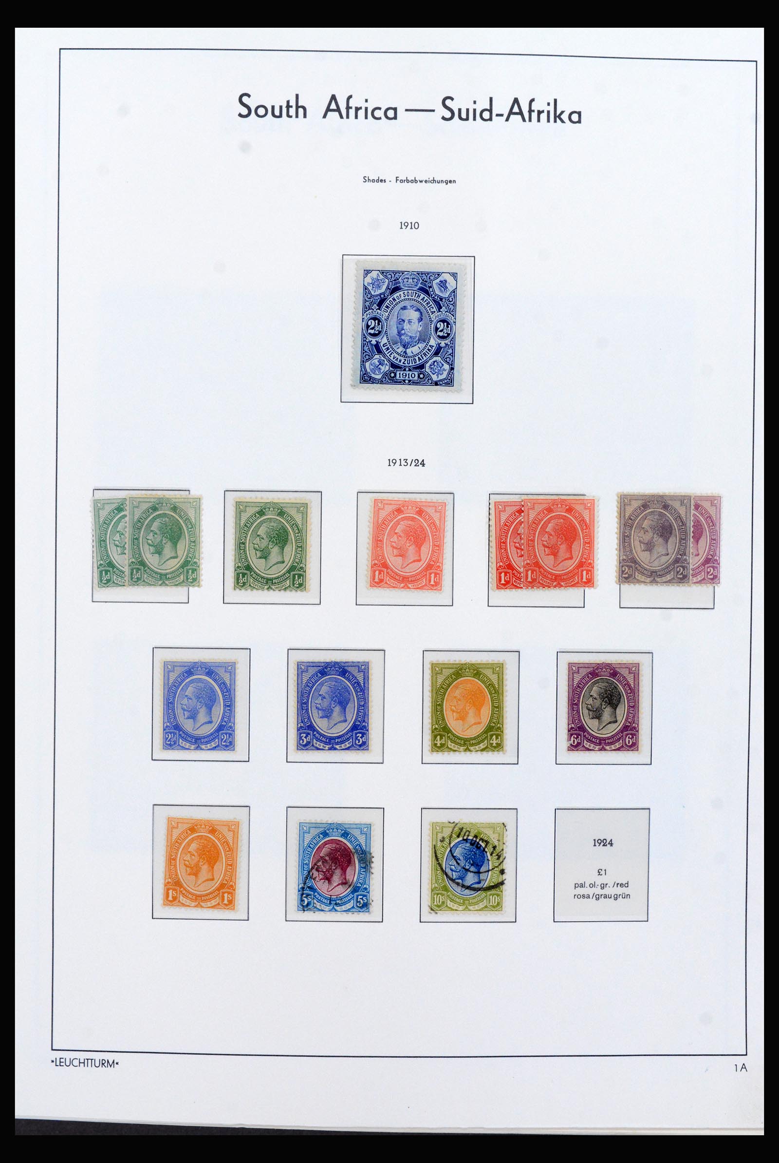 40143 0002 - Postzegelverzameling 40143 Zuid Afrika 1910-2008.