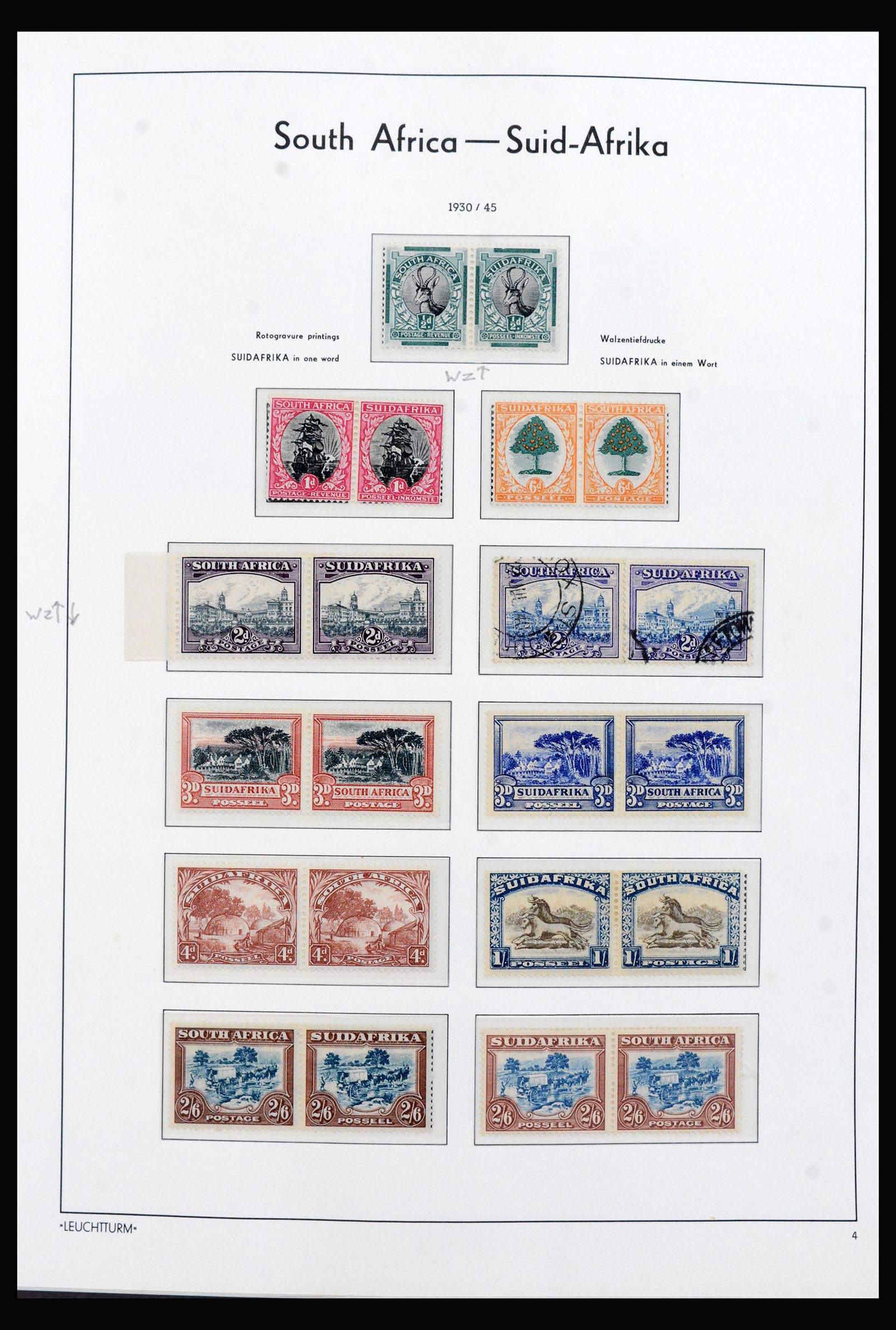 40143 0007 - Postzegelverzameling 40143 Zuid Afrika 1910-2008.