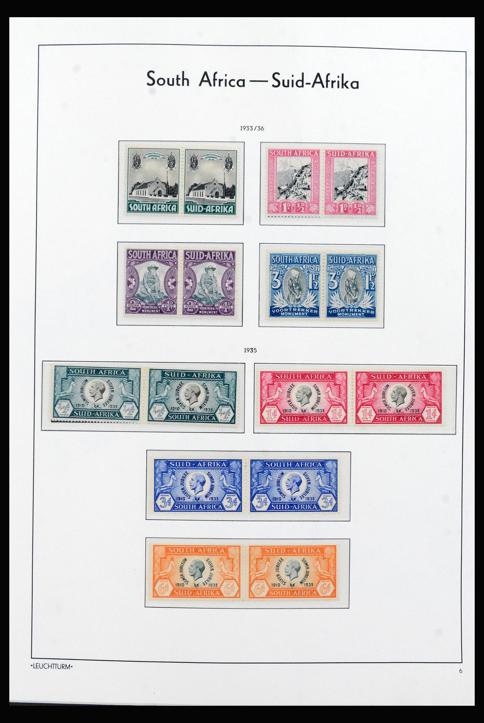 40143 0011 - Postzegelverzameling 40143 Zuid Afrika 1910-2008.