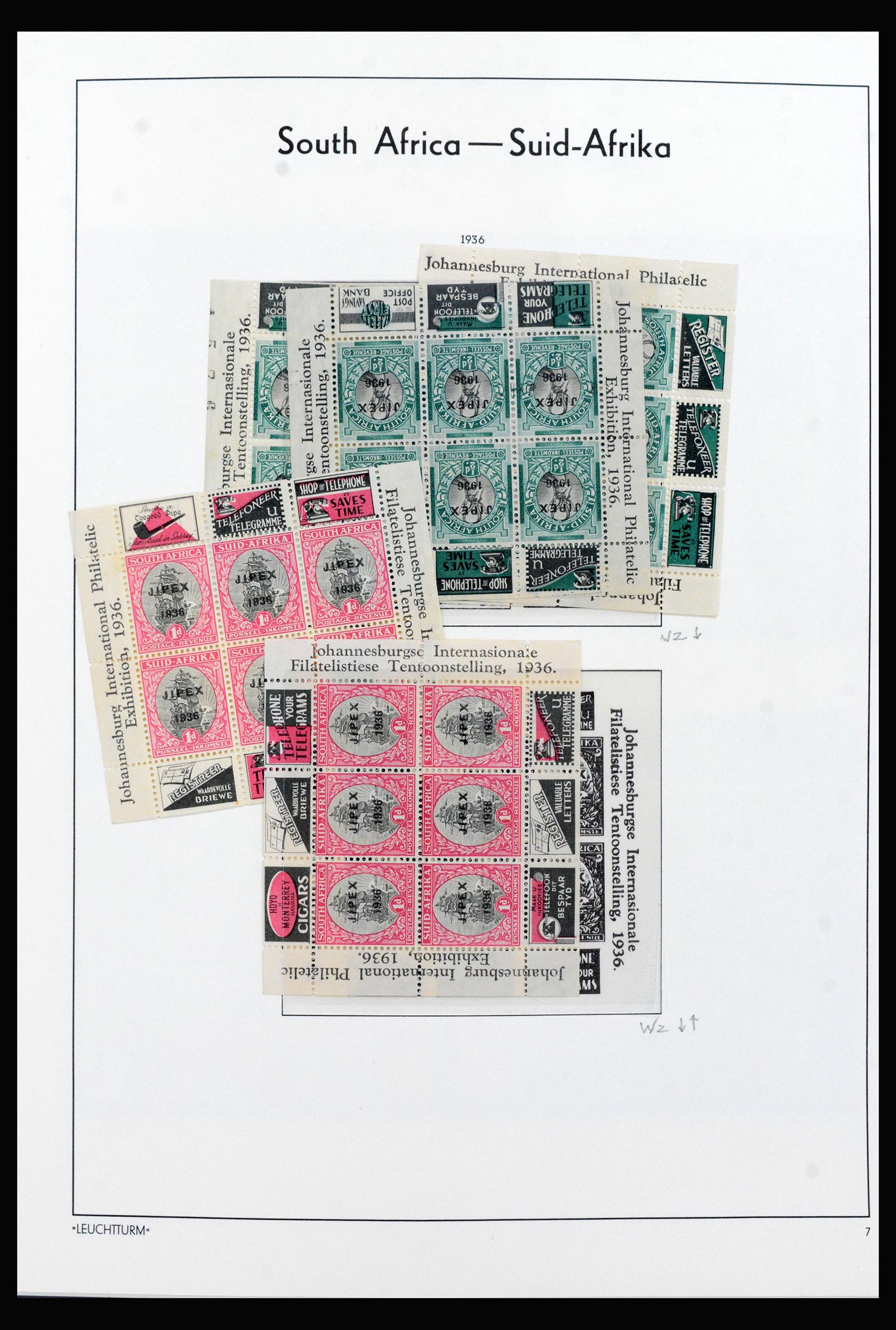 40143 0012 - Postzegelverzameling 40143 Zuid Afrika 1910-2008.