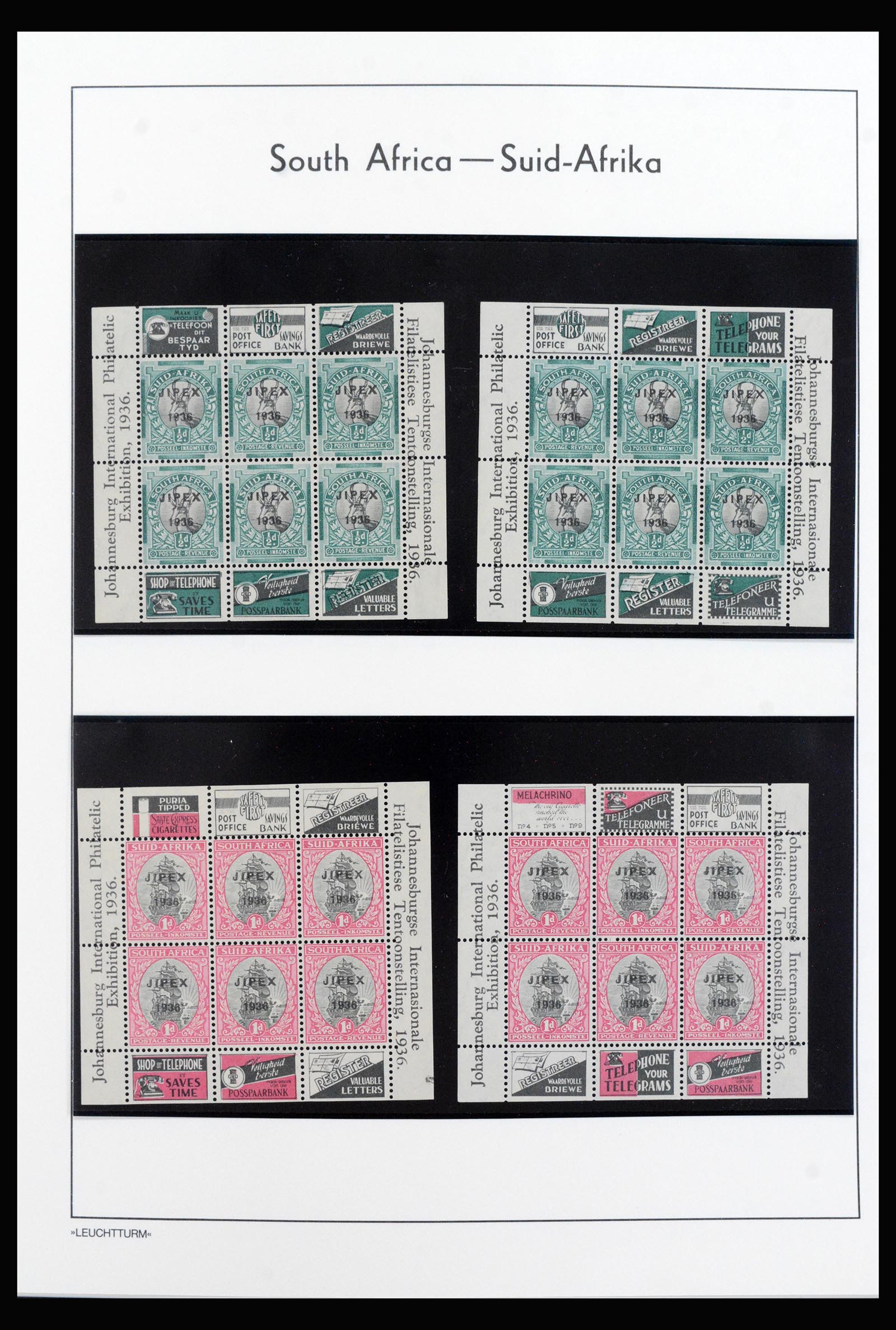 40143 0013 - Postzegelverzameling 40143 Zuid Afrika 1910-2008.