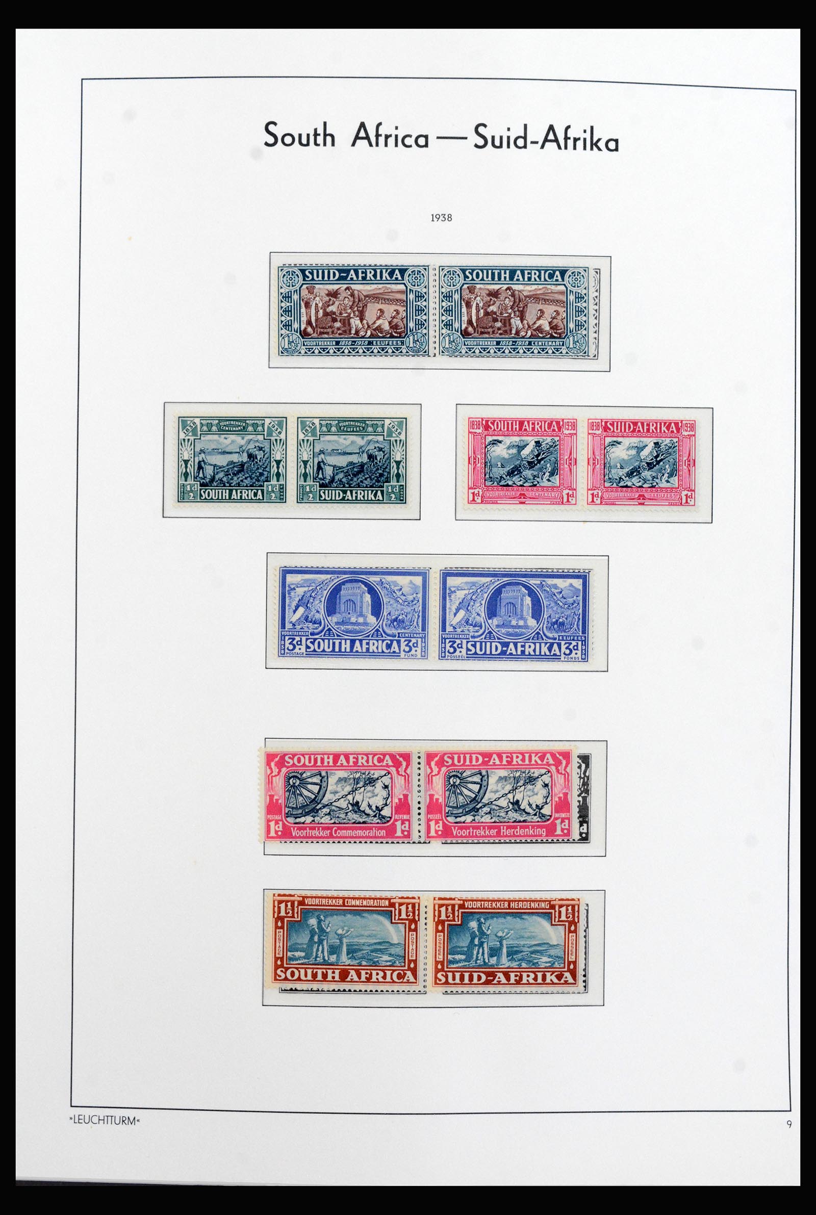 40143 0017 - Postzegelverzameling 40143 Zuid Afrika 1910-2008.