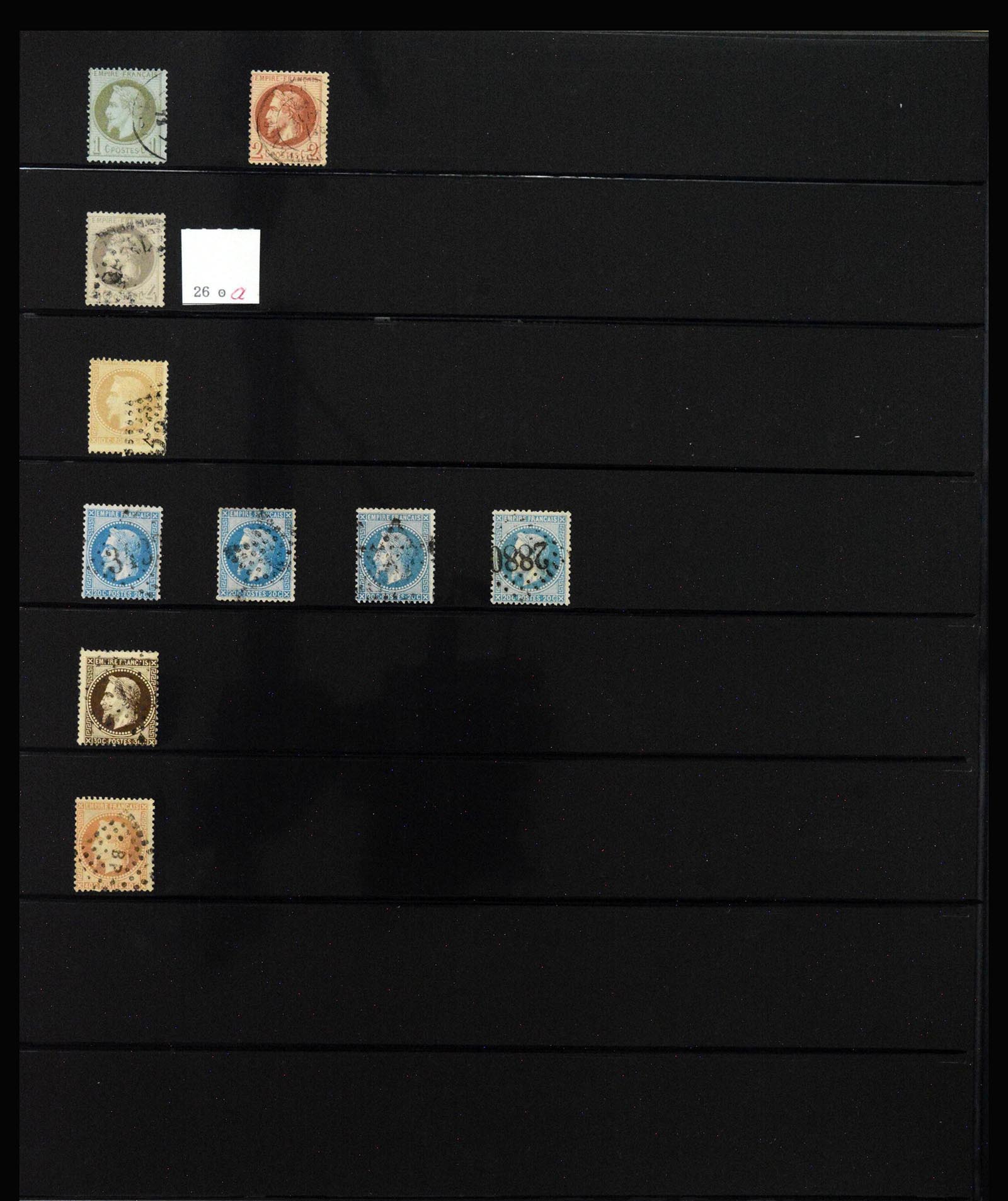 40144 0004 - Postzegelverzameling 40144 Frankrijk 1849-1937.