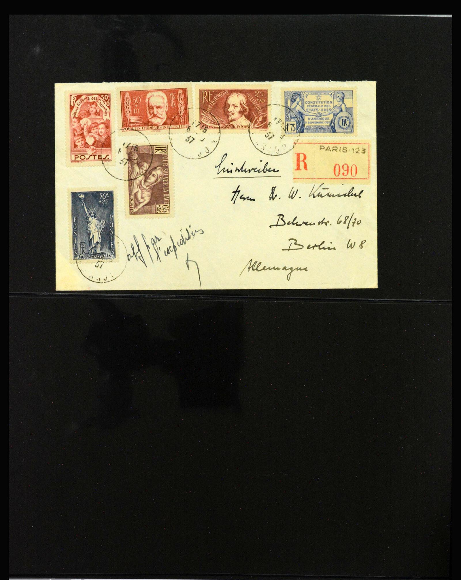 40144 0013 - Postzegelverzameling 40144 Frankrijk 1849-1937.