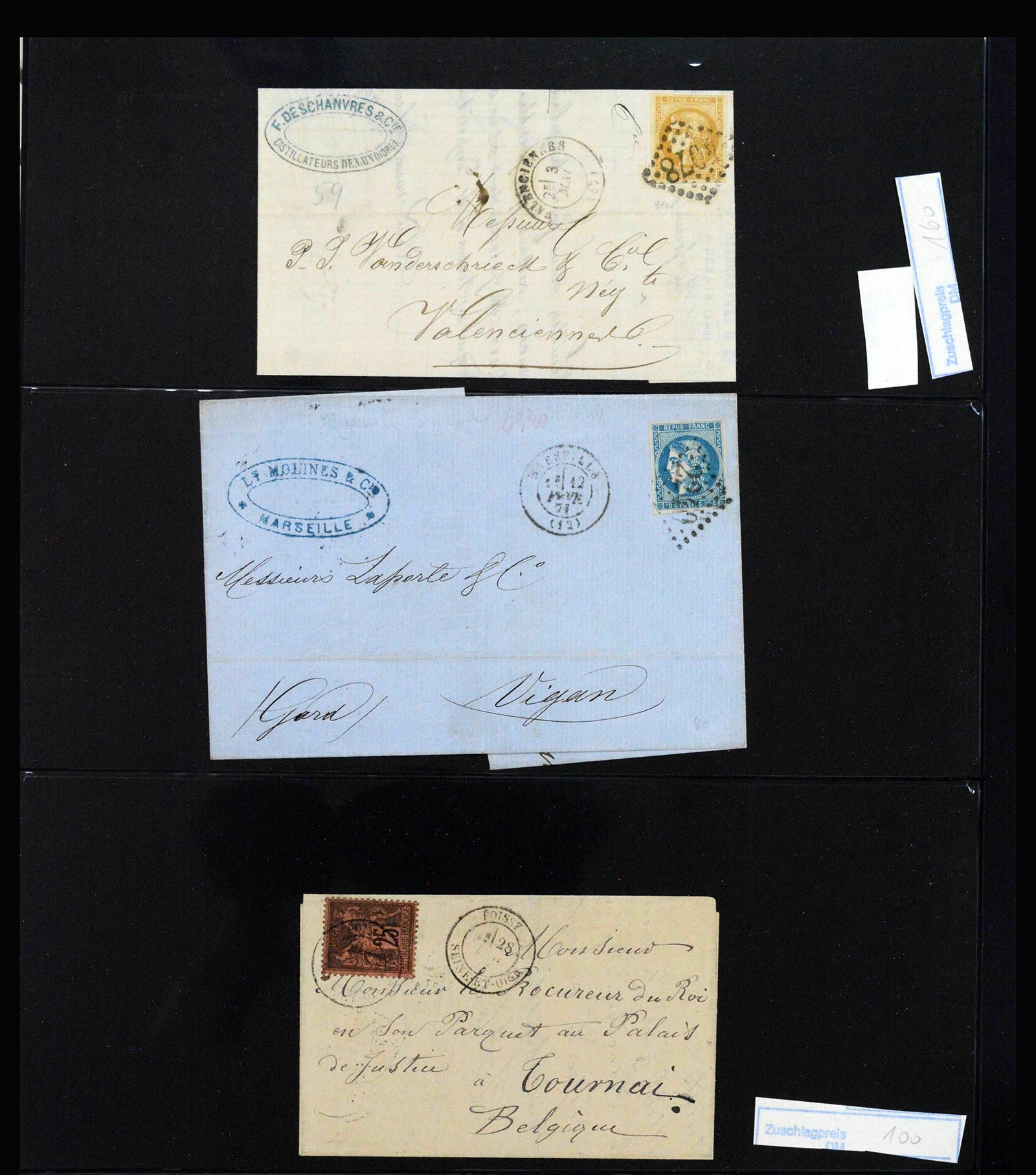 40144 0015 - Postzegelverzameling 40144 Frankrijk 1849-1937.