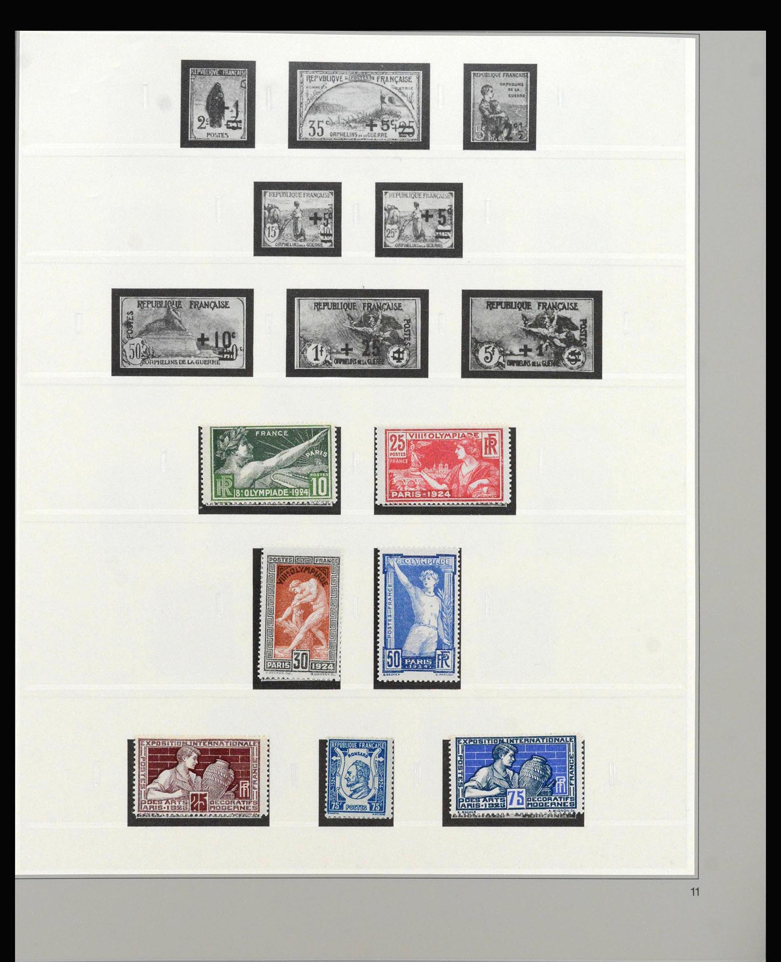 40144 0021 - Postzegelverzameling 40144 Frankrijk 1849-1937.