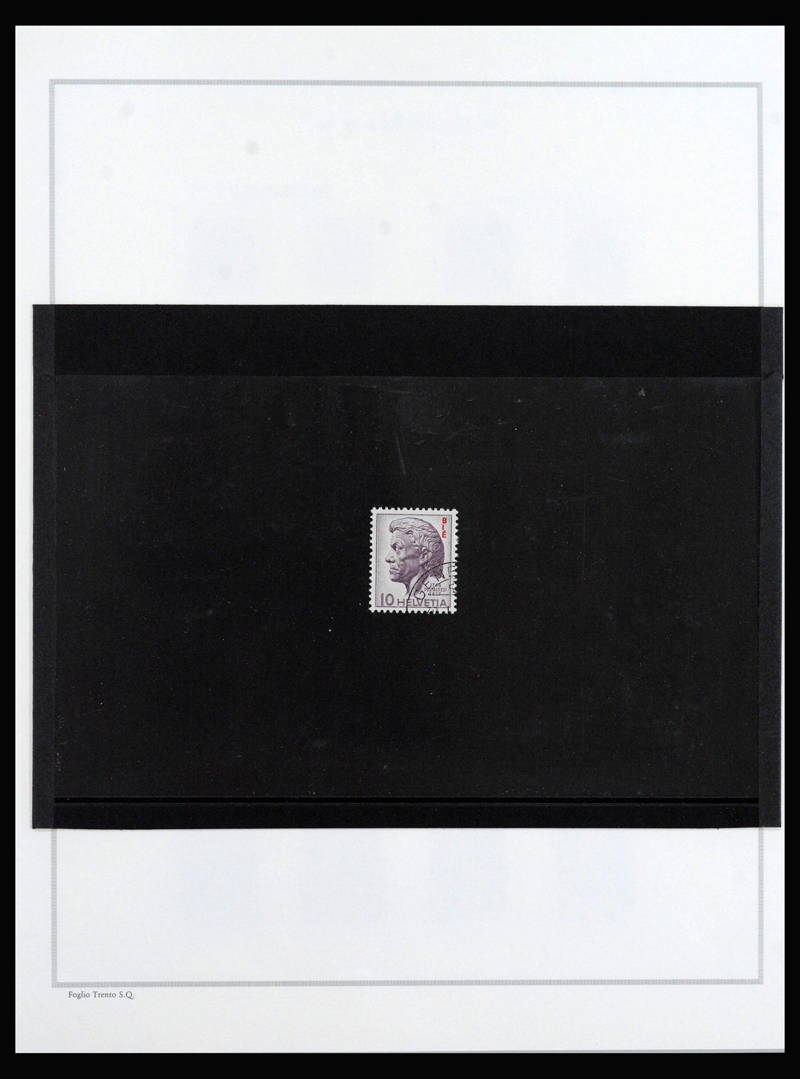 40147 0012 - Postzegelverzameling 40147 Zwitserland BOB 1878-1989.