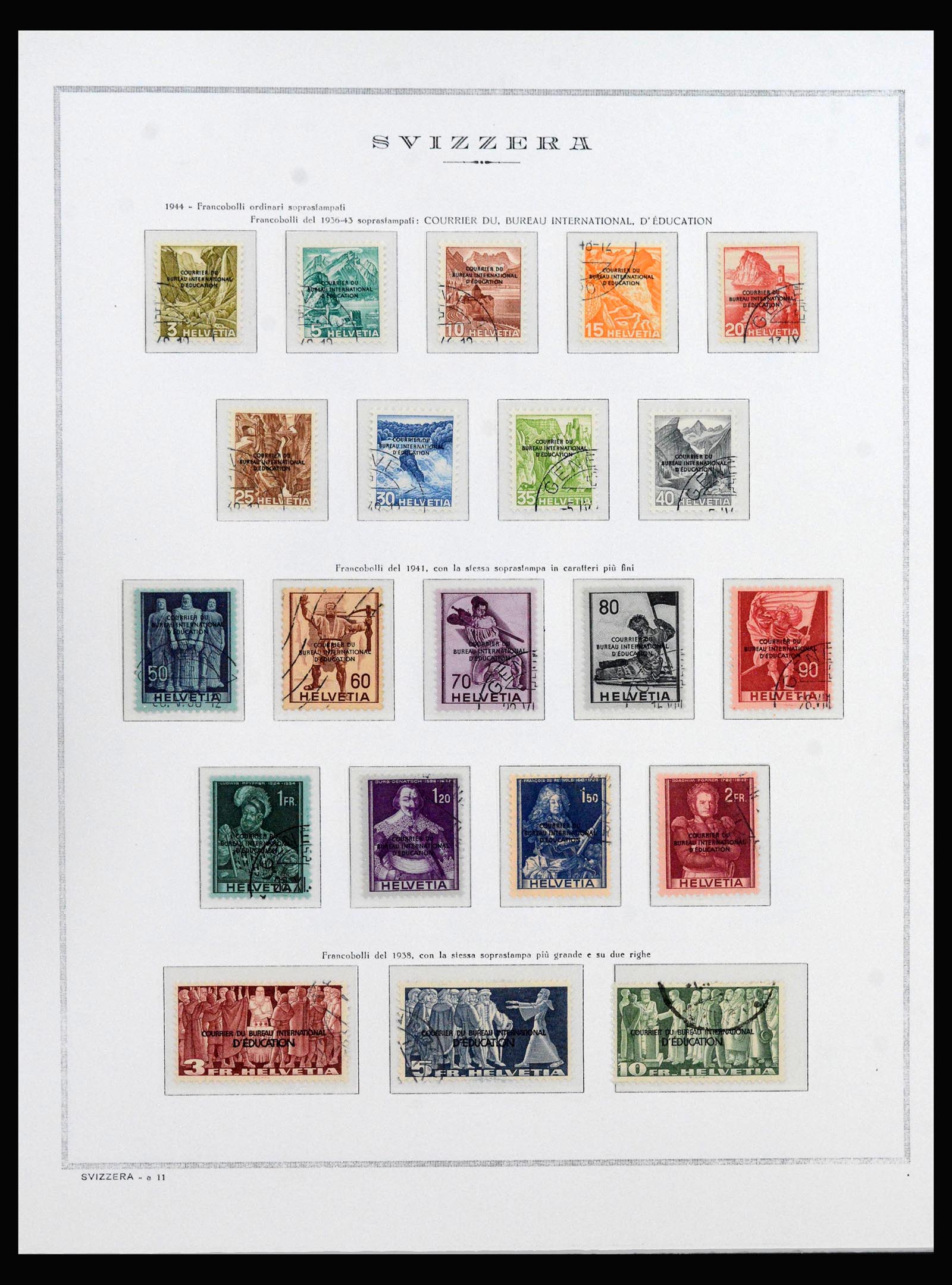 40147 0016 - Postzegelverzameling 40147 Zwitserland BOB 1878-1989.