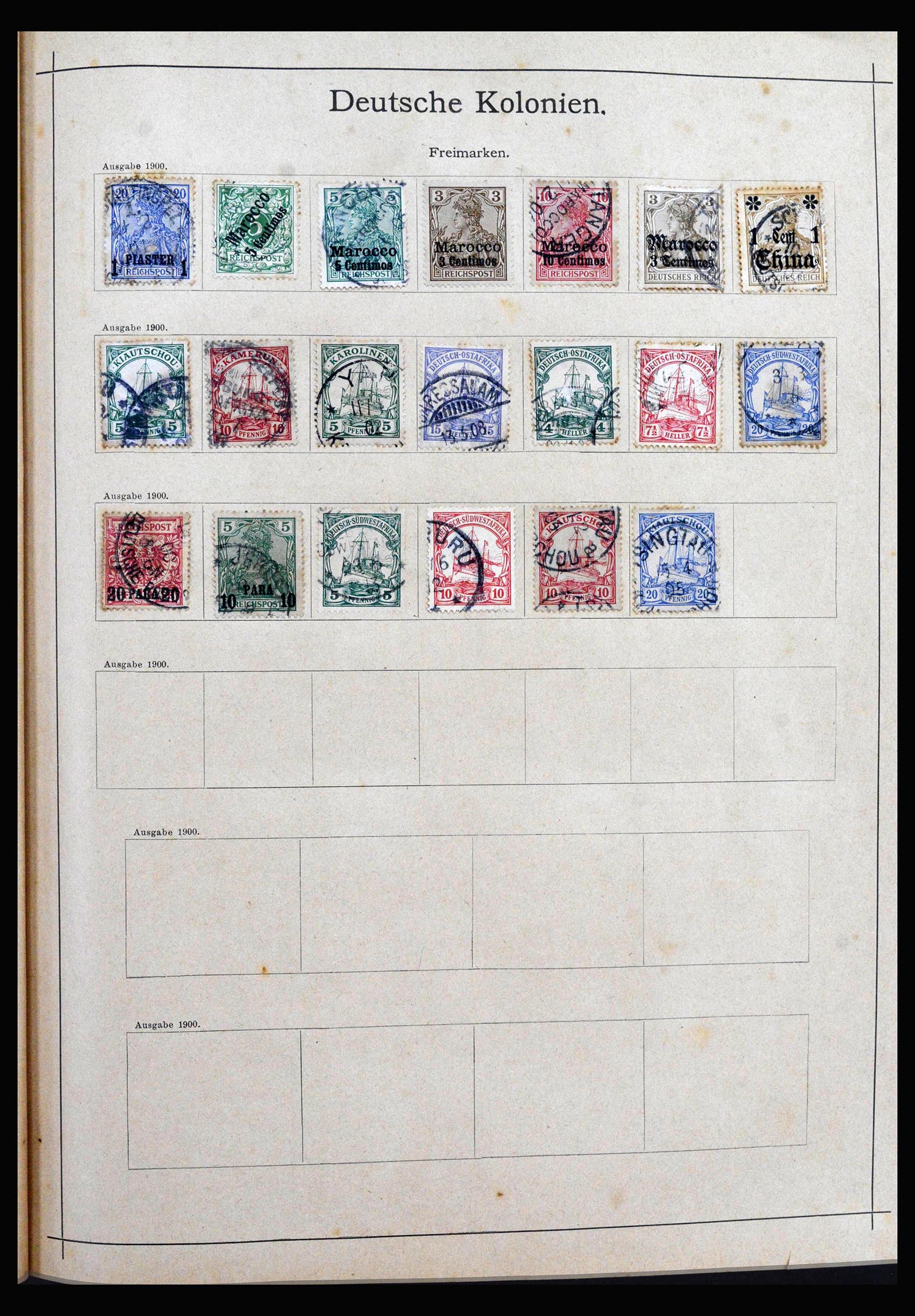 40150 0005 - Postzegelverzameling 40150 Wereld klassiek superverzameling 1840-1900