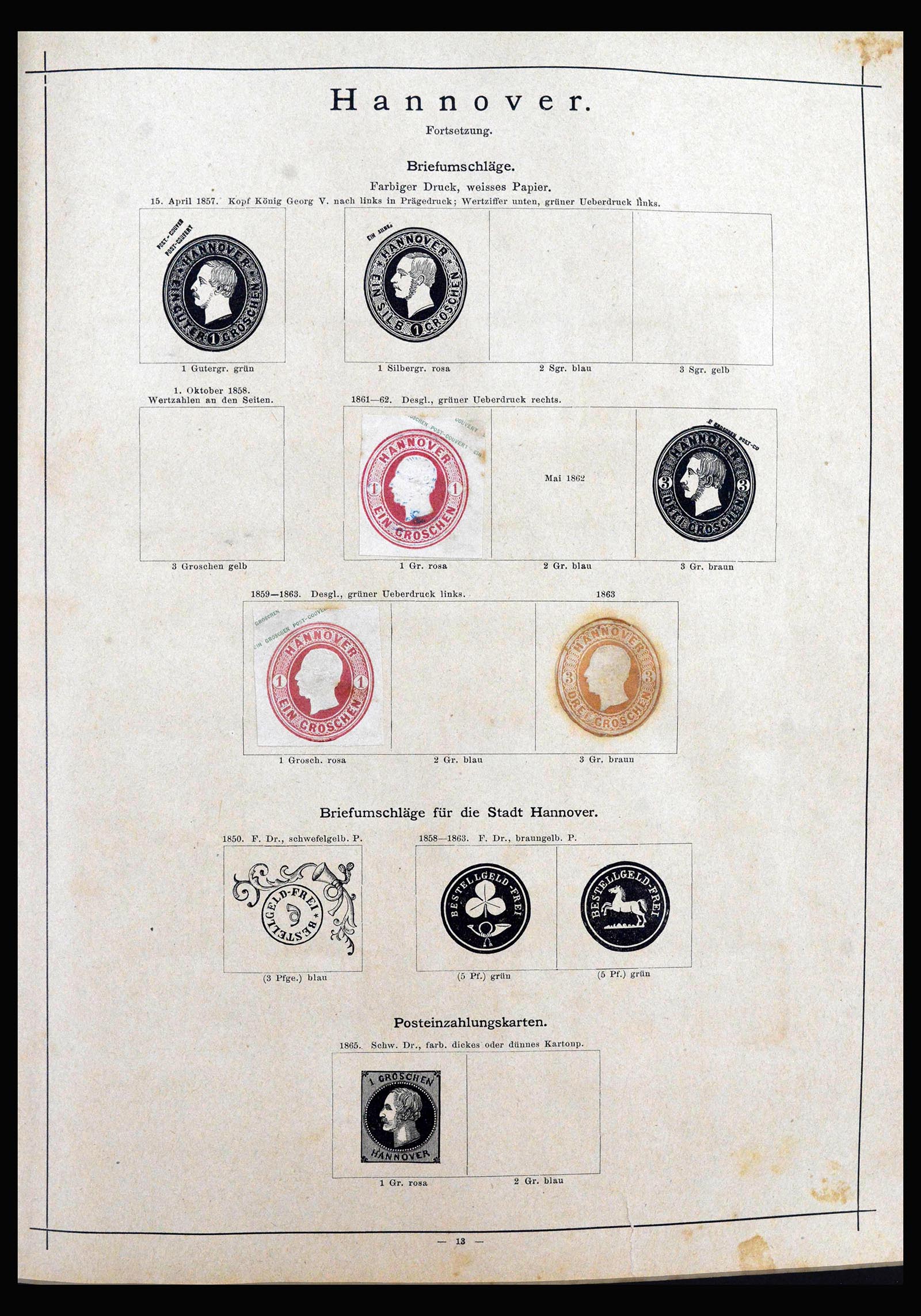 40150 0013 - Postzegelverzameling 40150 Wereld klassiek superverzameling 1840-1900