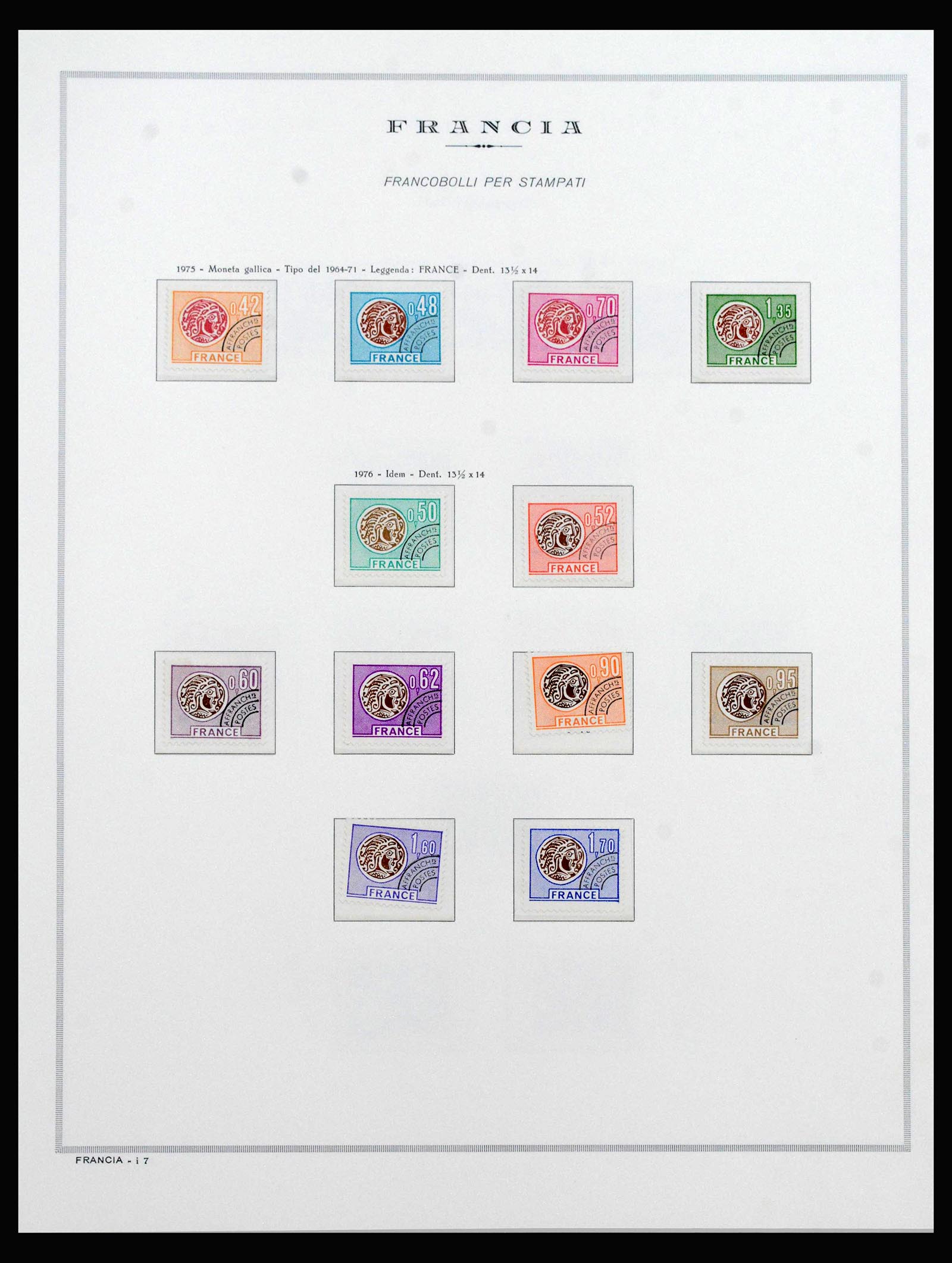 40153 0006 - Stamp collection 40153 France precancels 1920-1992.