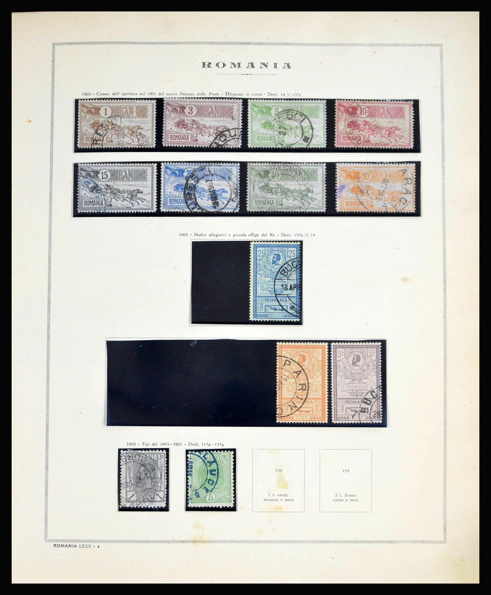 40164 0006 - Postzegelverzameling 40164 Roemenië 1862-1969.