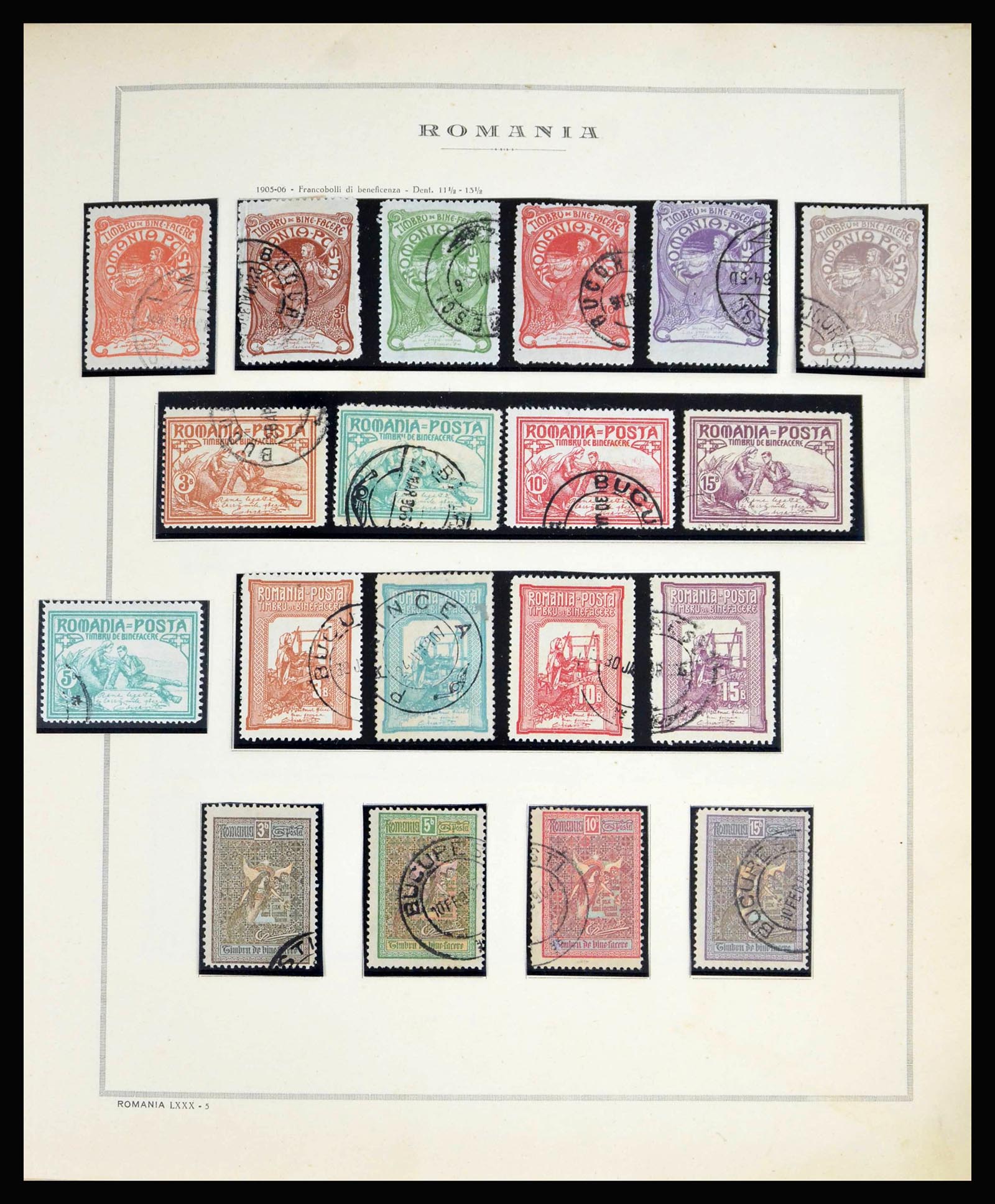 40164 0007 - Postzegelverzameling 40164 Roemenië 1862-1969.
