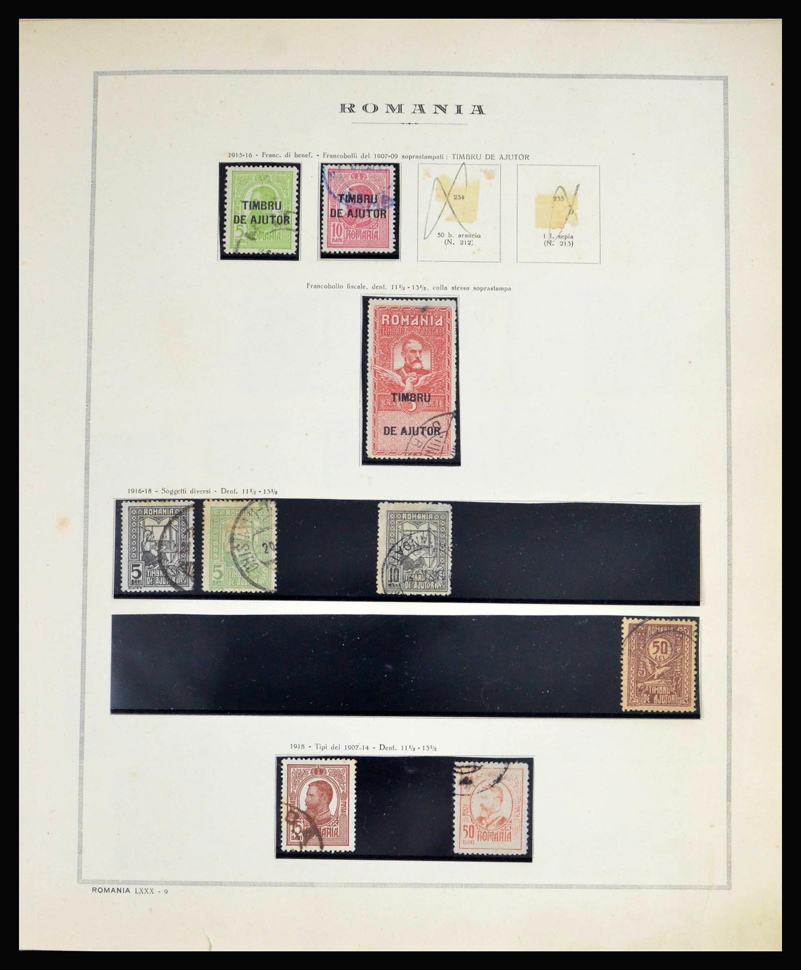 40164 0011 - Postzegelverzameling 40164 Roemenië 1862-1969.