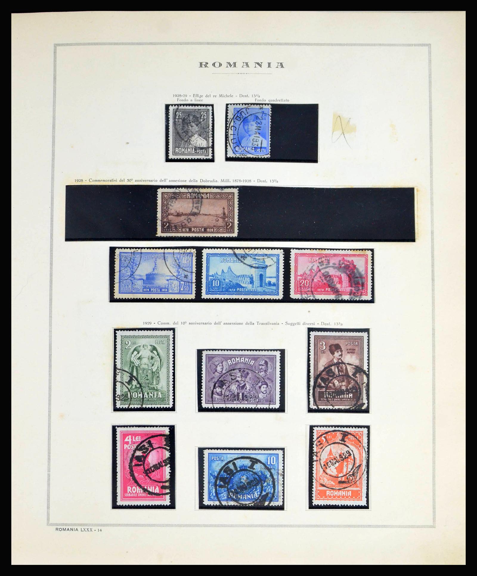 40164 0016 - Postzegelverzameling 40164 Roemenië 1862-1969.