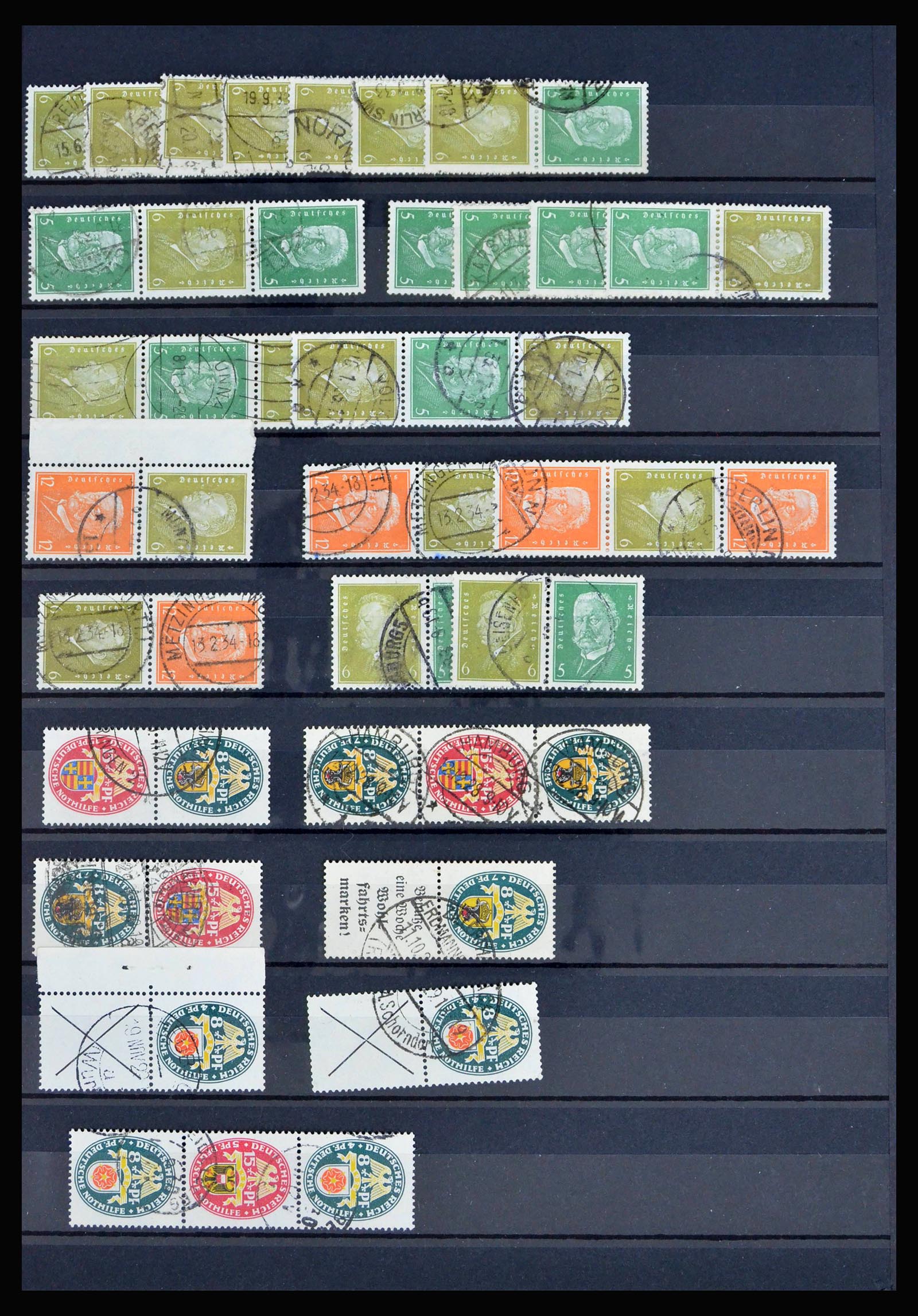 40169 0003 - Postzegelverzameling 40169 Duitse Rijk combinaties 1916-1941.