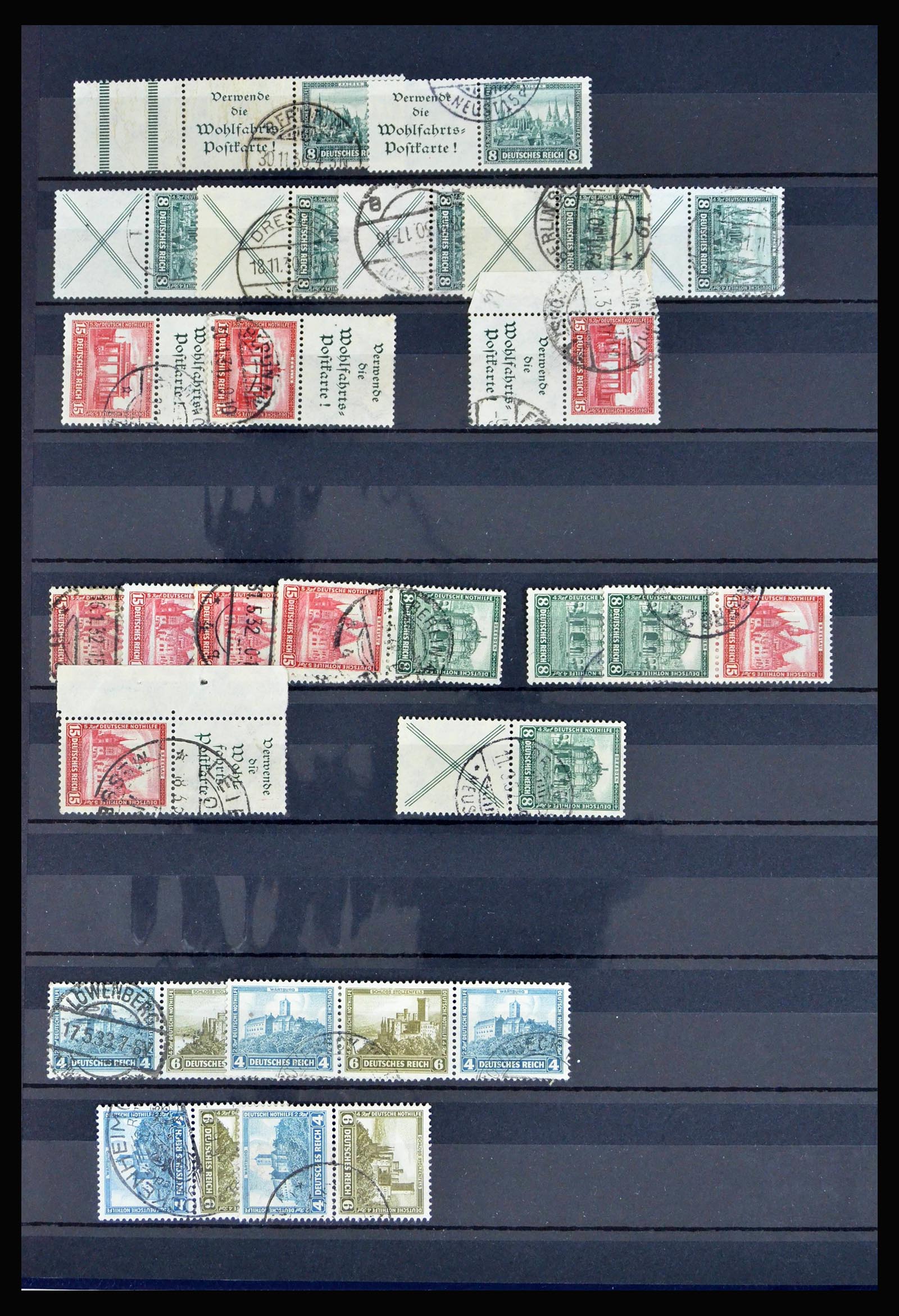 40169 0004 - Postzegelverzameling 40169 Duitse Rijk combinaties 1916-1941.