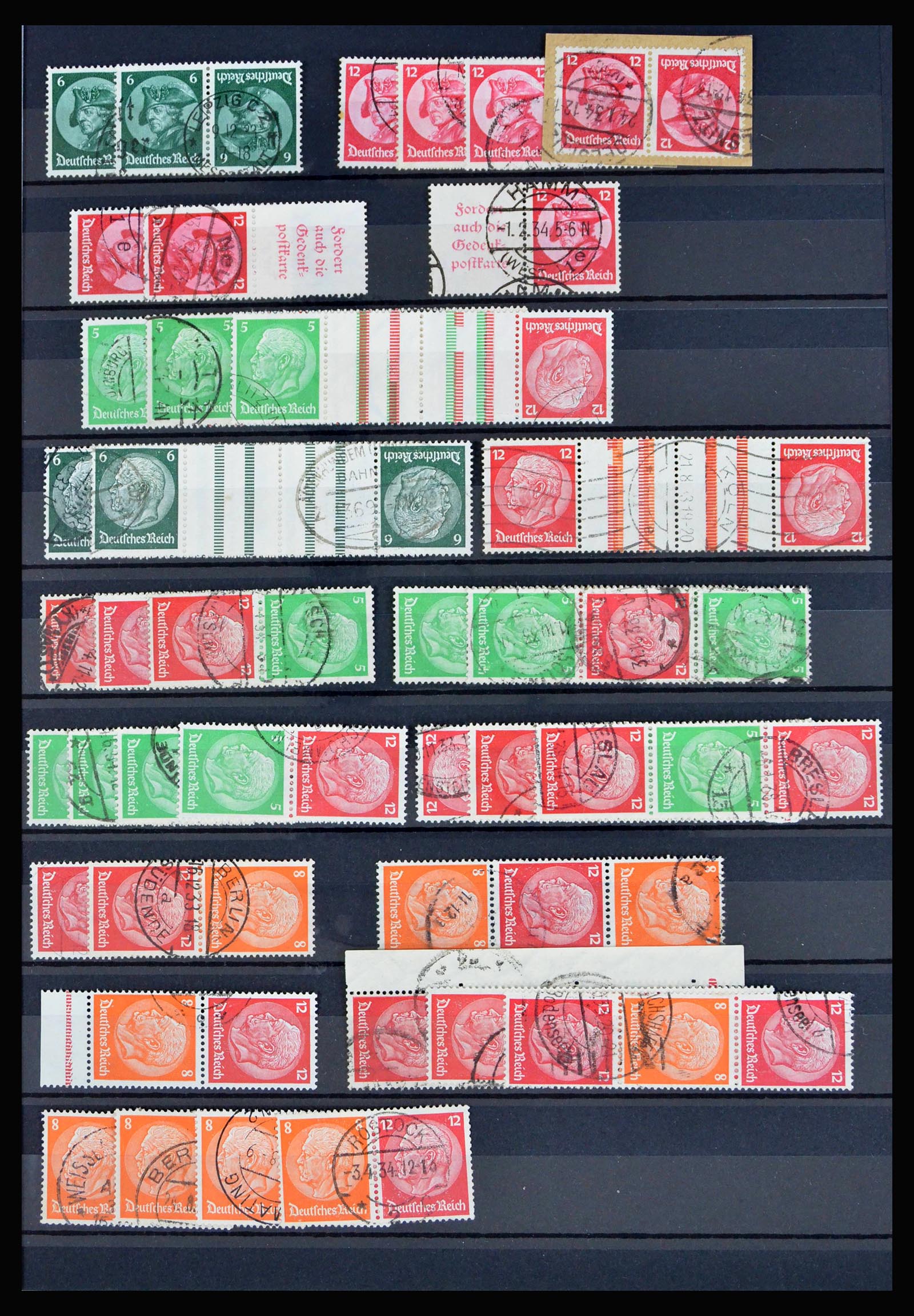 40169 0005 - Postzegelverzameling 40169 Duitse Rijk combinaties 1916-1941.