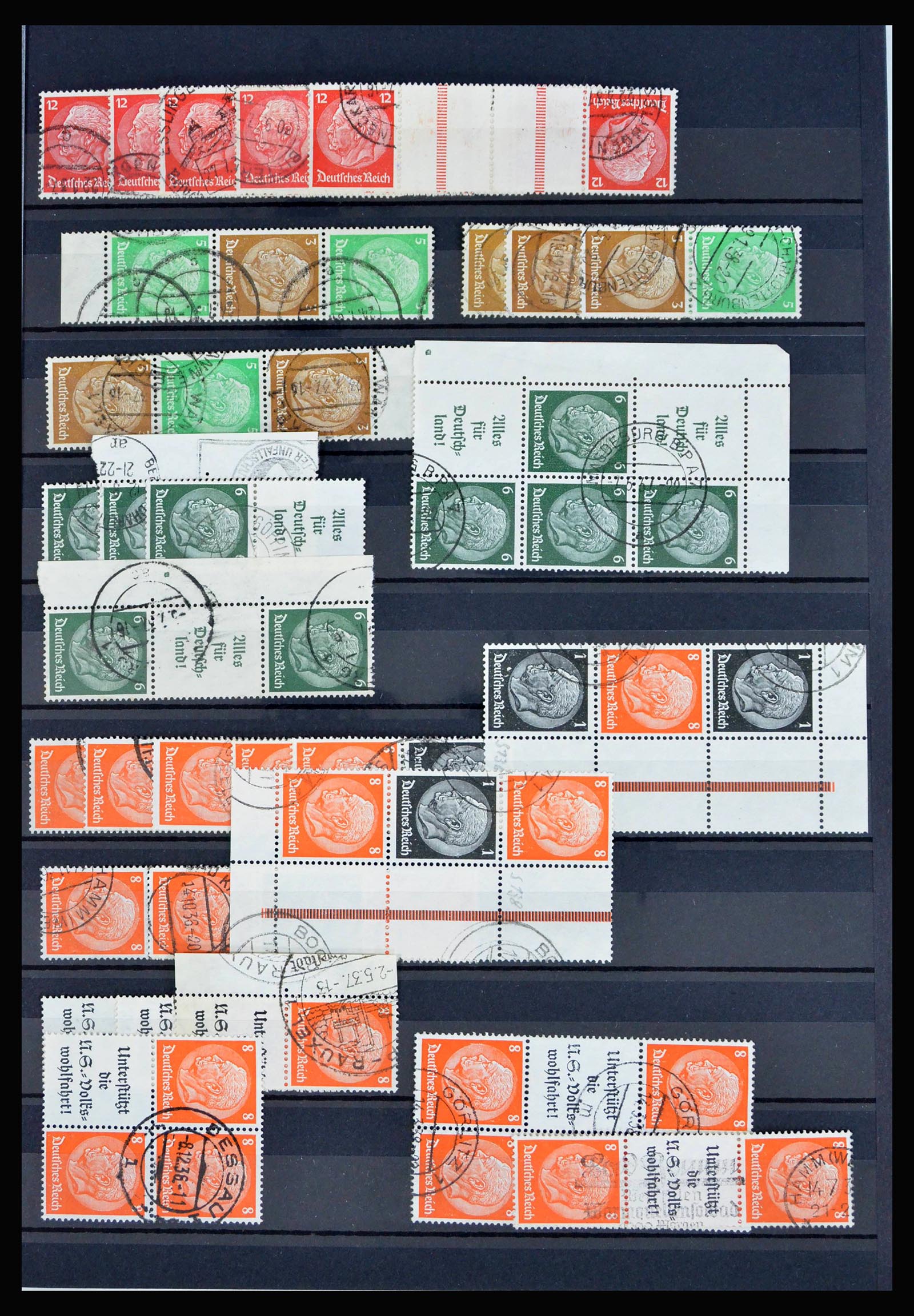 40169 0009 - Postzegelverzameling 40169 Duitse Rijk combinaties 1916-1941.