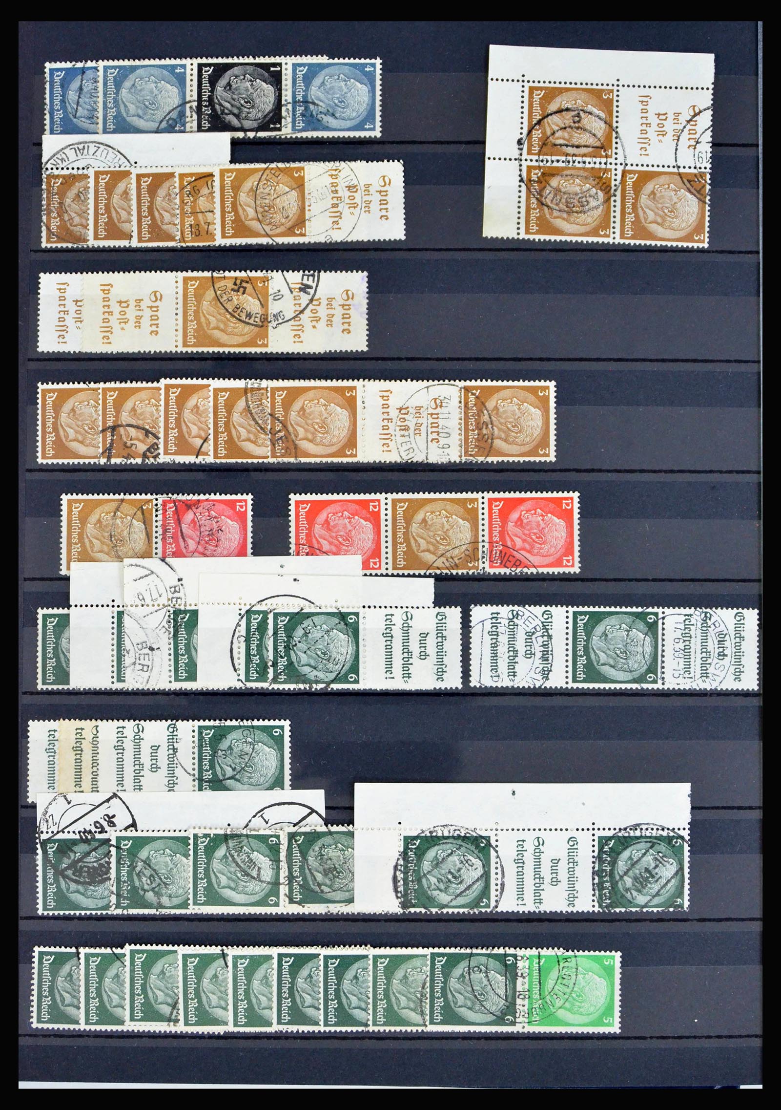 40169 0014 - Postzegelverzameling 40169 Duitse Rijk combinaties 1916-1941.