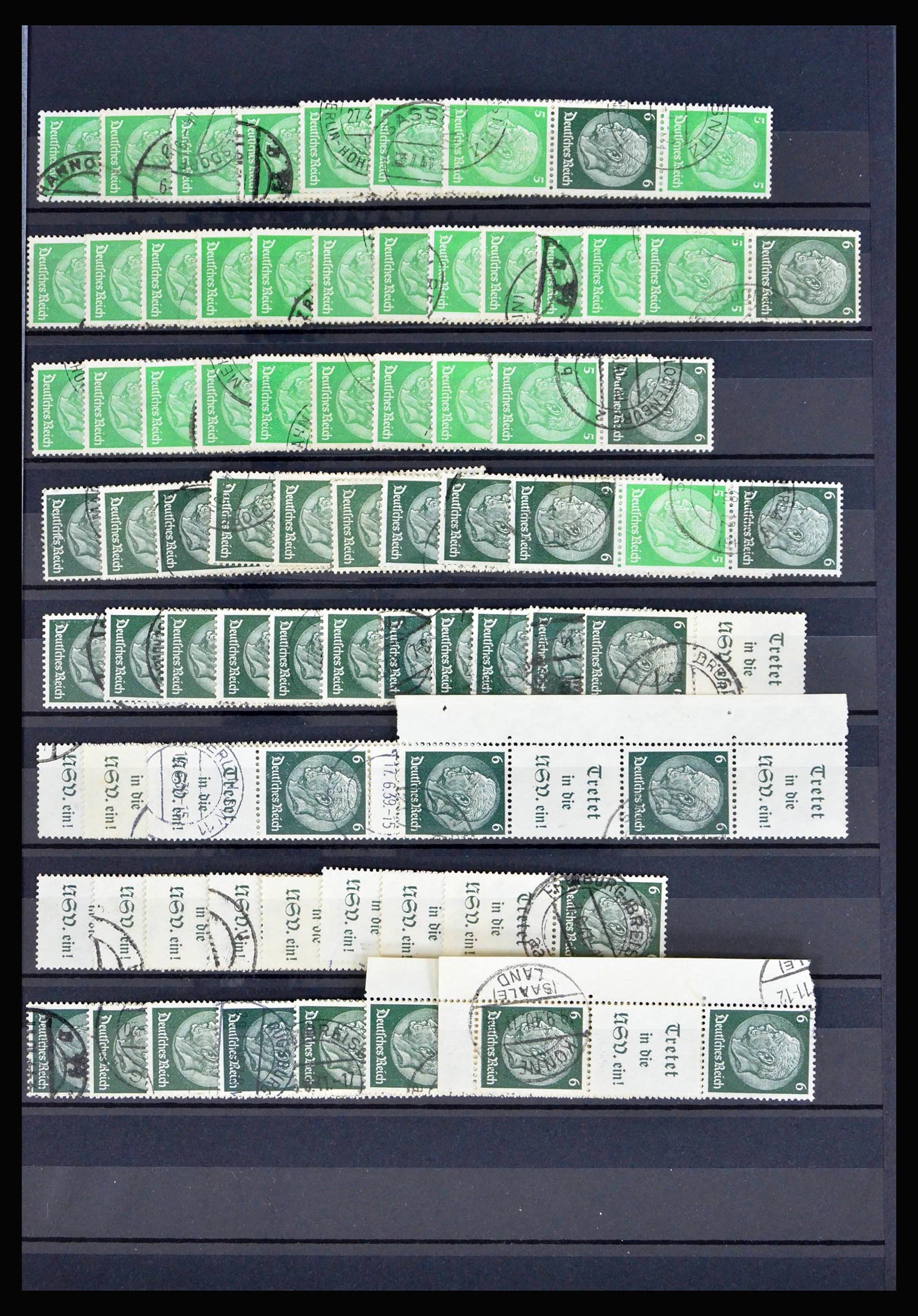 40169 0015 - Postzegelverzameling 40169 Duitse Rijk combinaties 1916-1941.