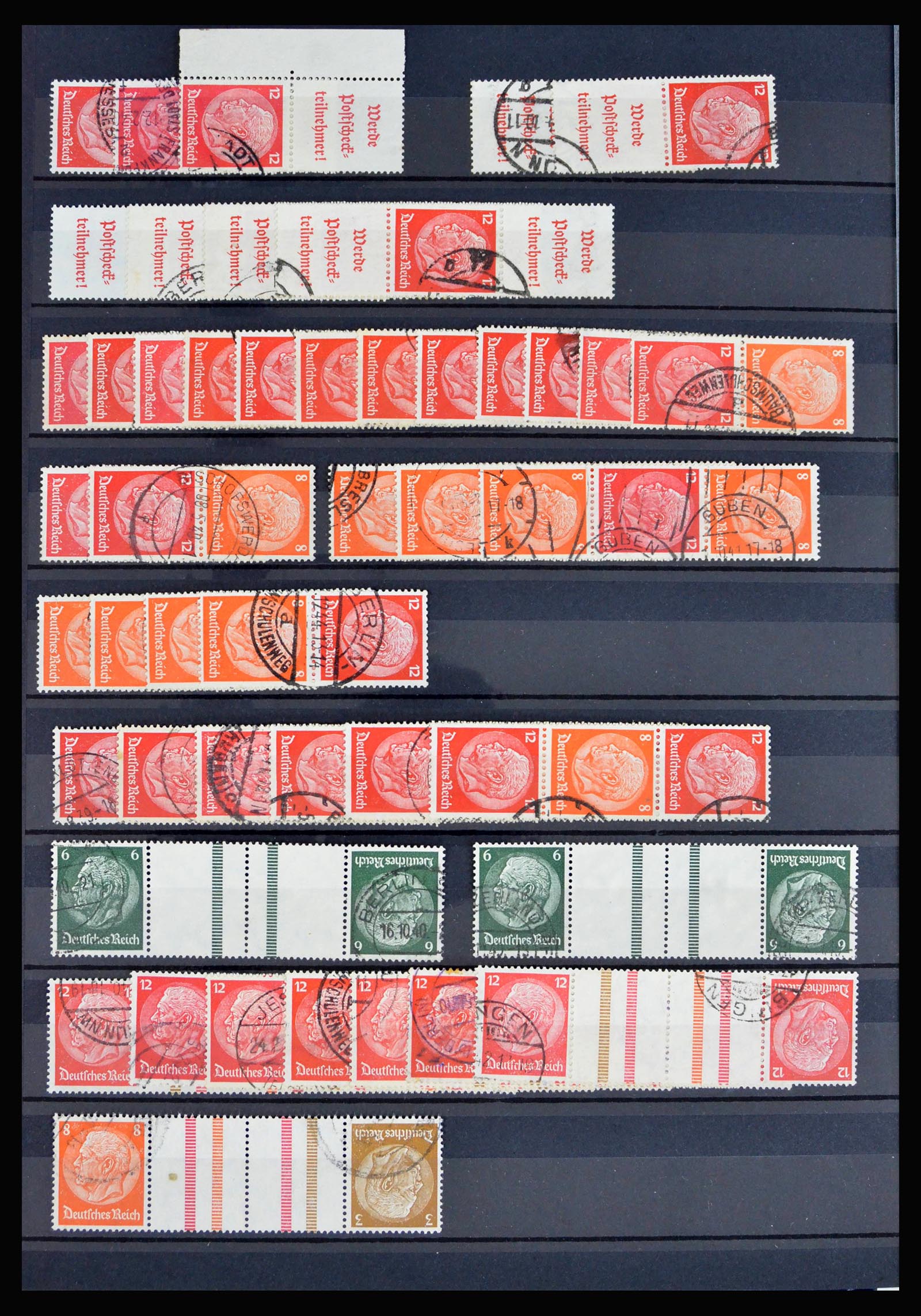 40169 0016 - Postzegelverzameling 40169 Duitse Rijk combinaties 1916-1941.