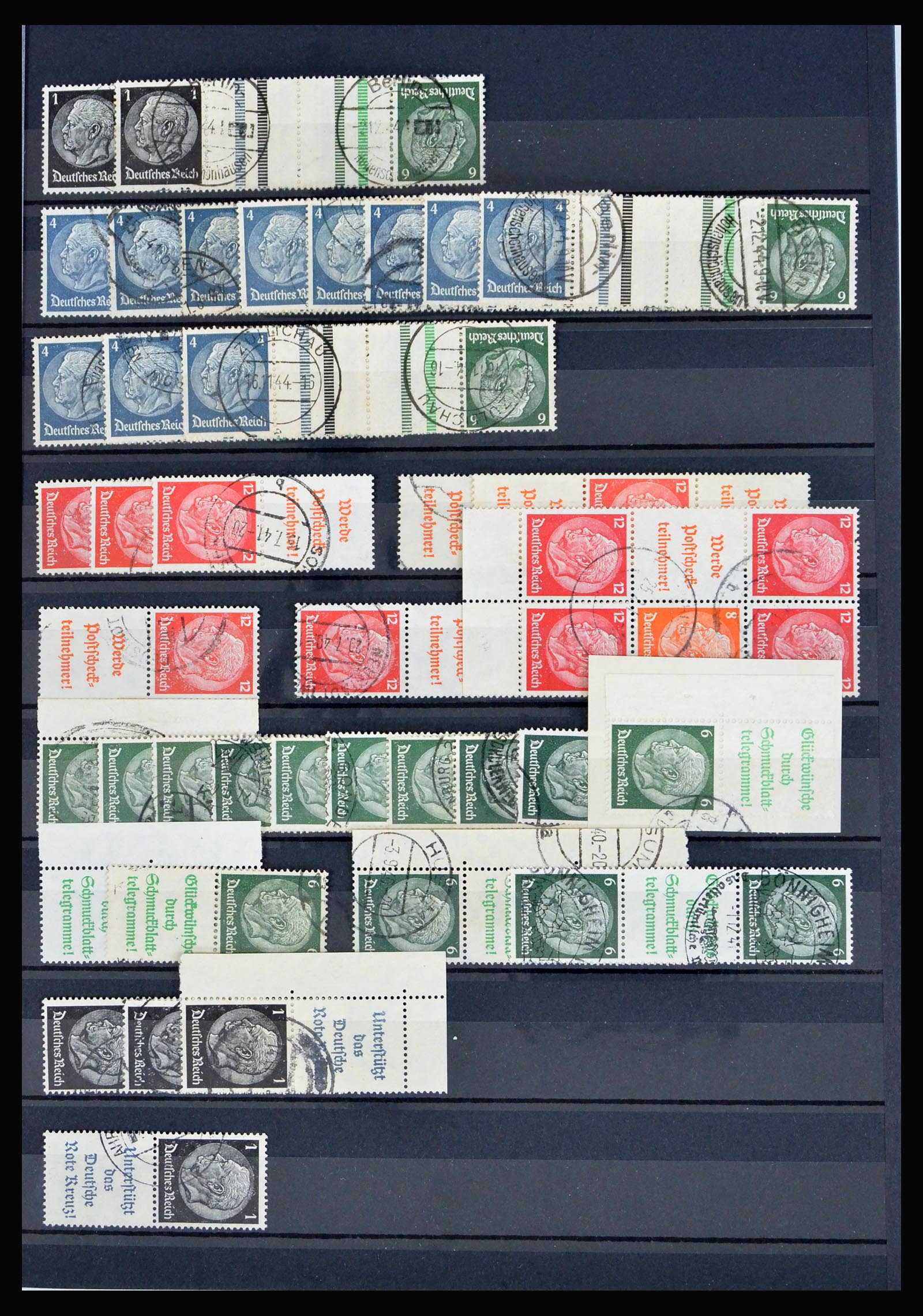 40169 0017 - Postzegelverzameling 40169 Duitse Rijk combinaties 1916-1941.