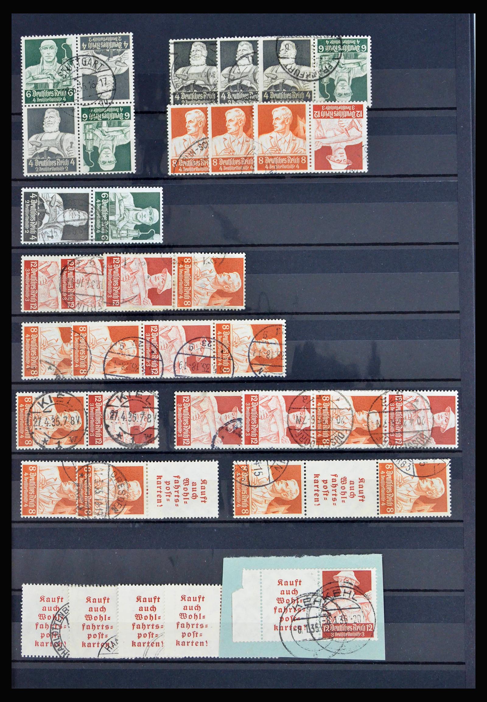 40169 0019 - Postzegelverzameling 40169 Duitse Rijk combinaties 1916-1941.