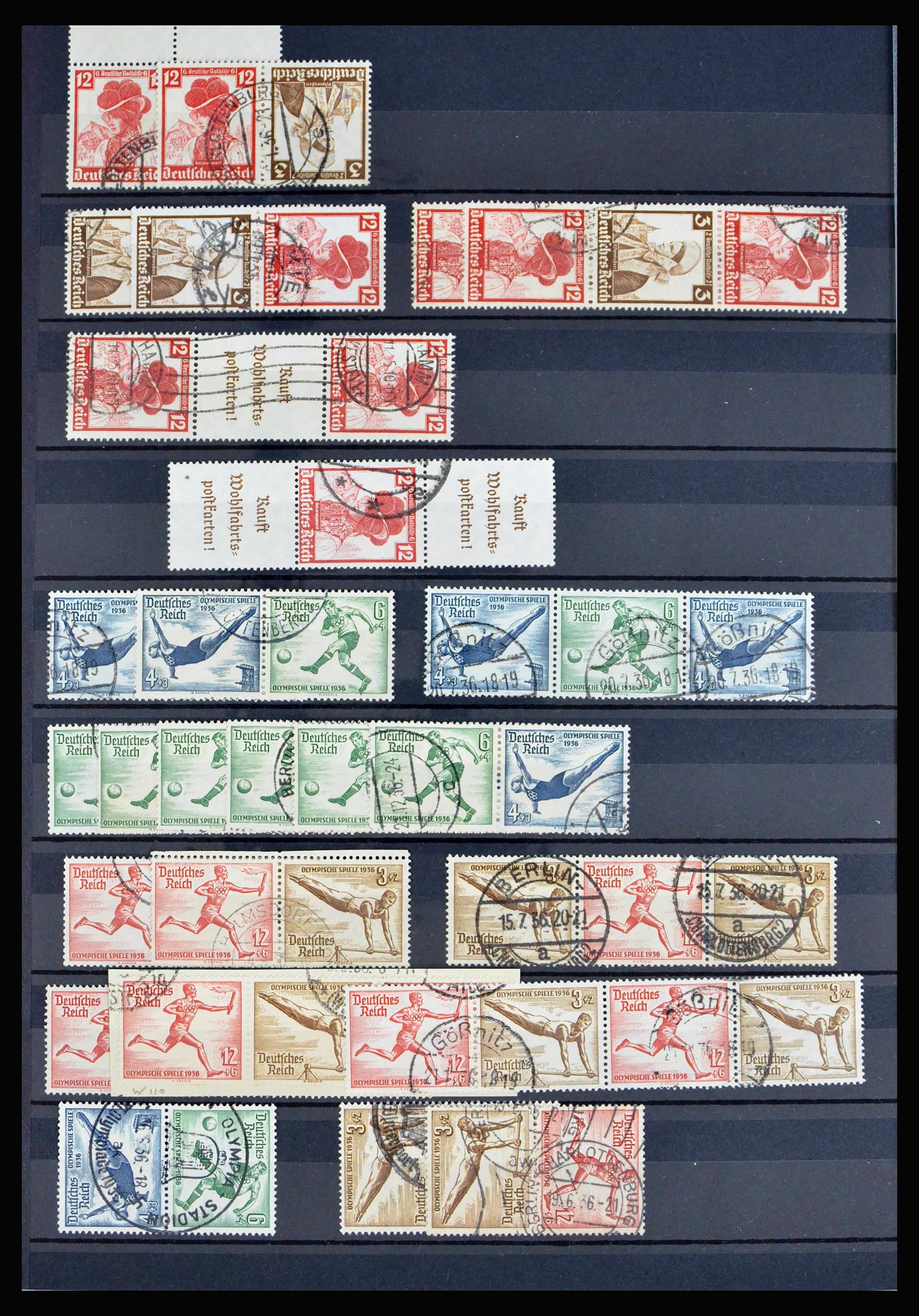 40169 0020 - Postzegelverzameling 40169 Duitse Rijk combinaties 1916-1941.