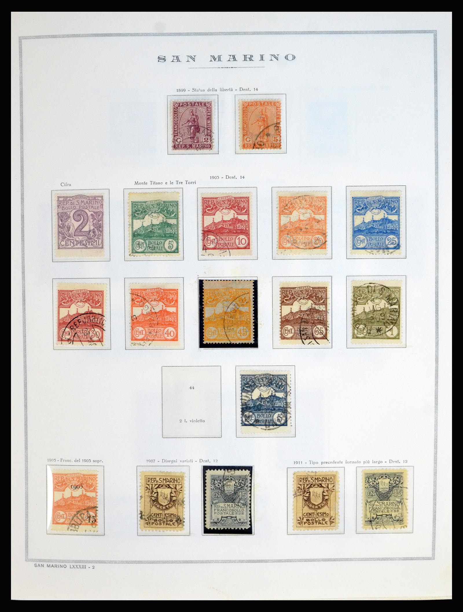 40176 0007 - Postzegelverzameling 40176 San Marino 1877-2000.