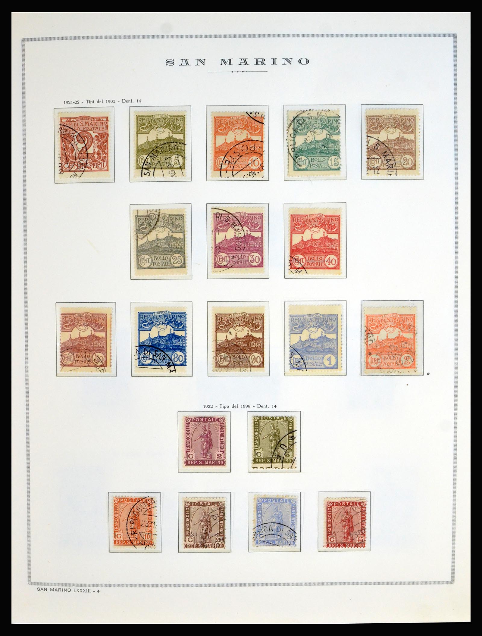 40176 0009 - Postzegelverzameling 40176 San Marino 1877-2000.