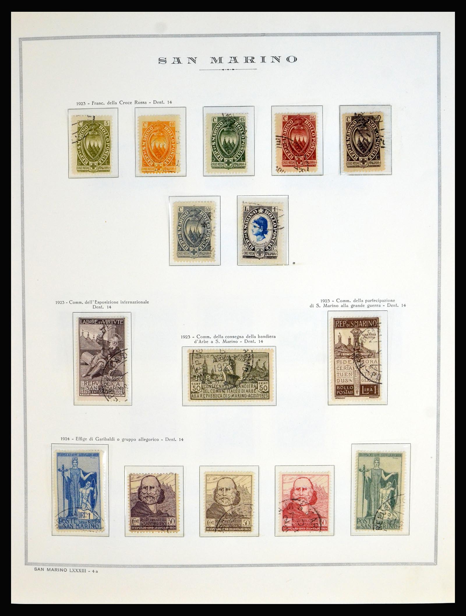 40176 0010 - Postzegelverzameling 40176 San Marino 1877-2000.
