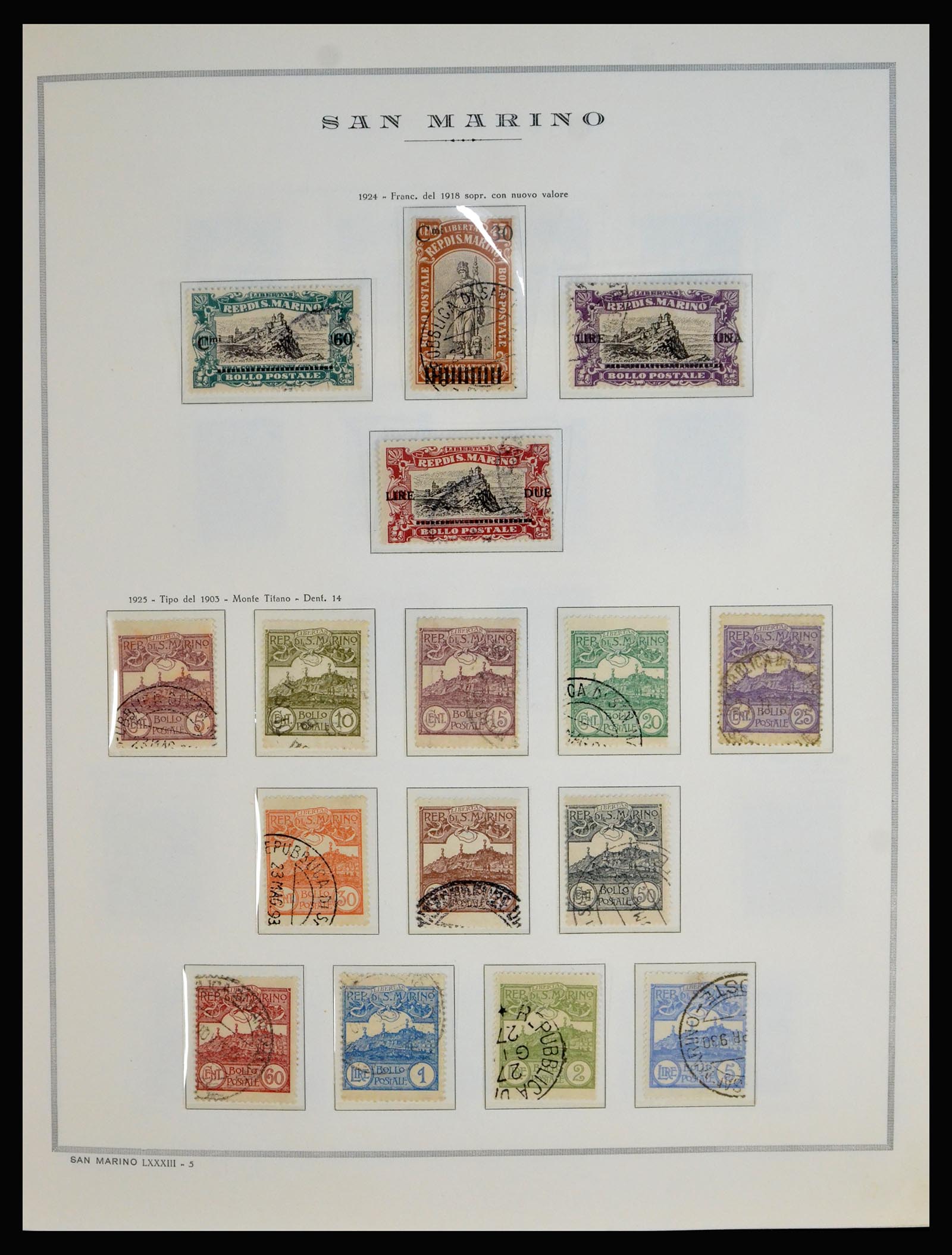 40176 0011 - Postzegelverzameling 40176 San Marino 1877-2000.