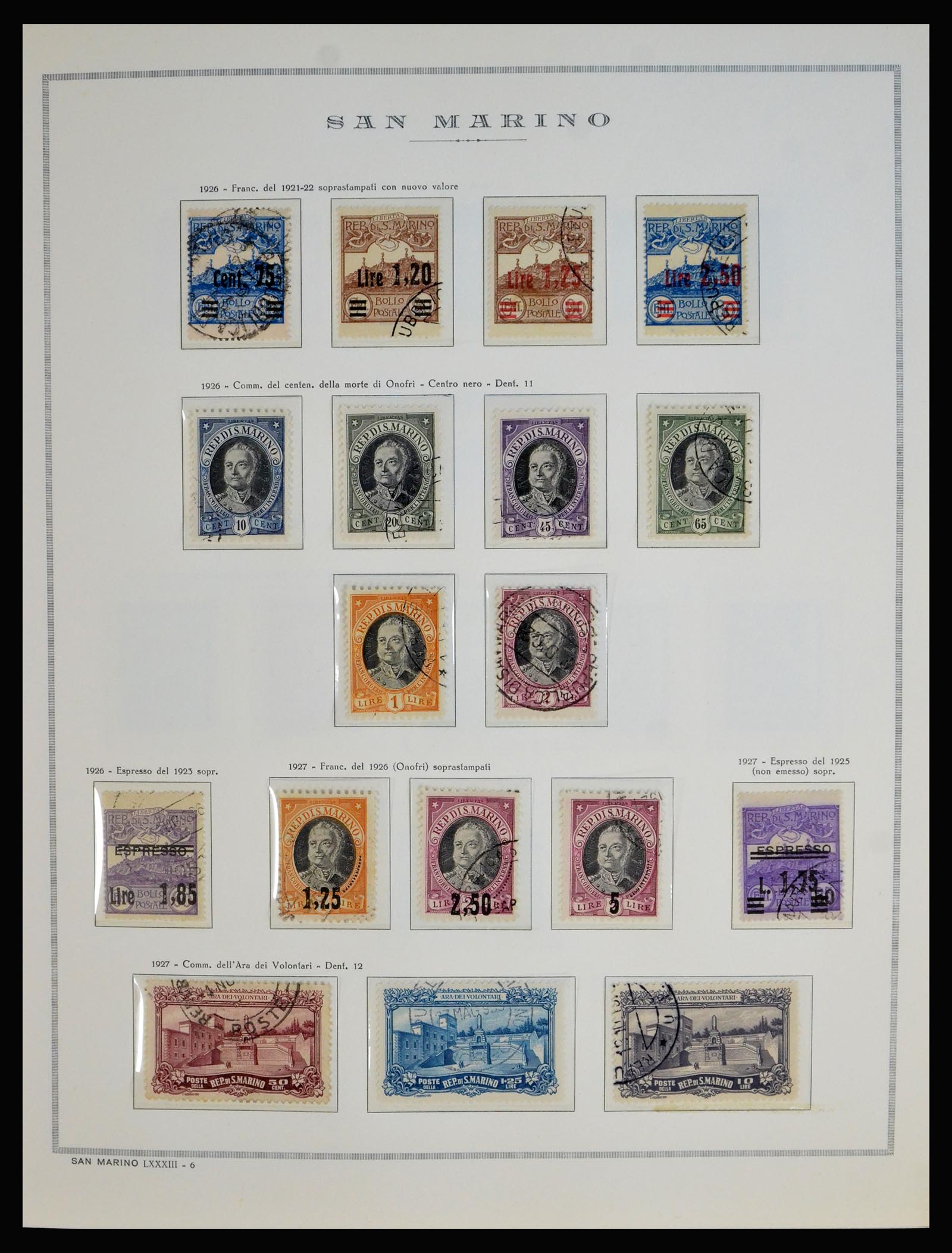 40176 0012 - Postzegelverzameling 40176 San Marino 1877-2000.