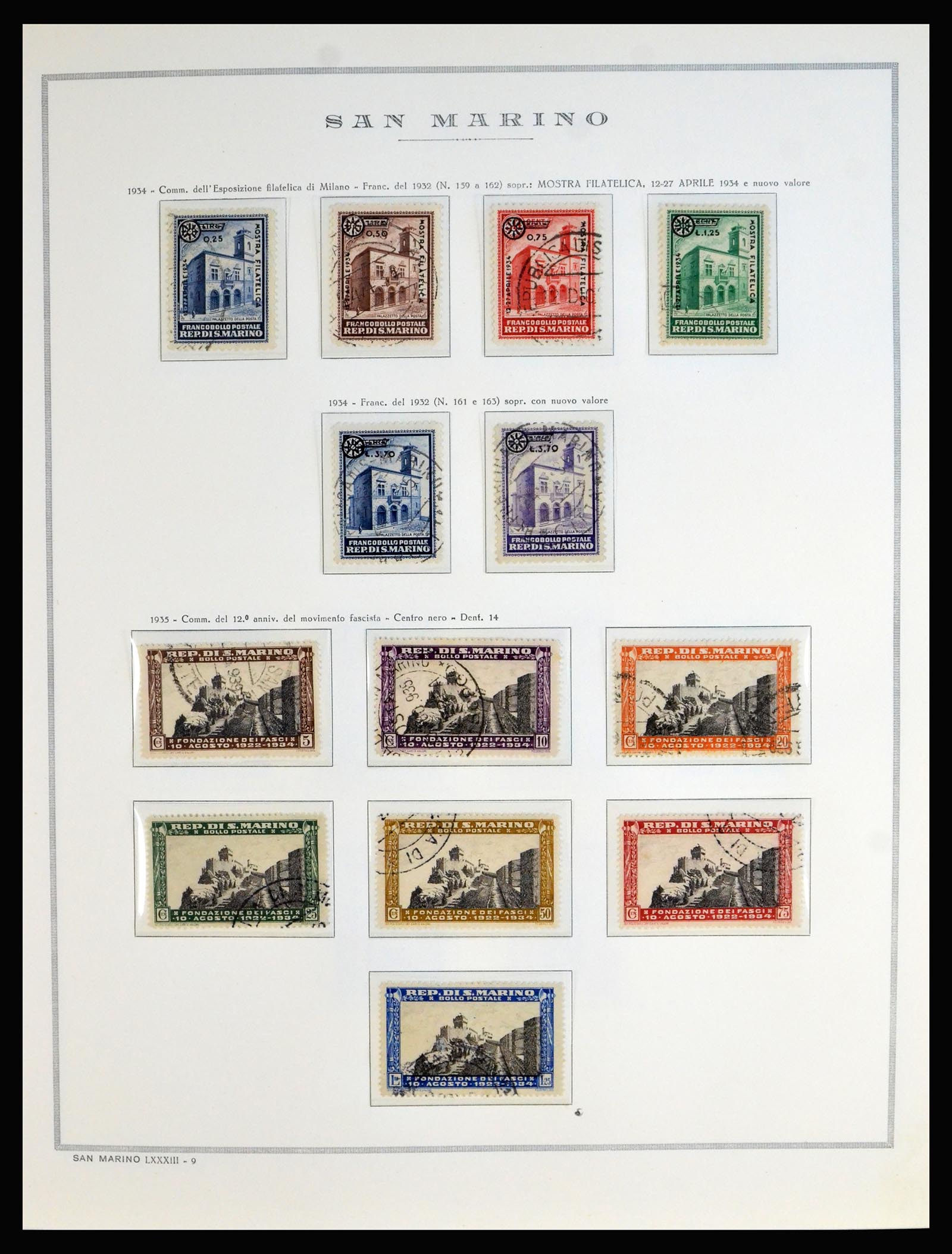 40176 0016 - Postzegelverzameling 40176 San Marino 1877-2000.