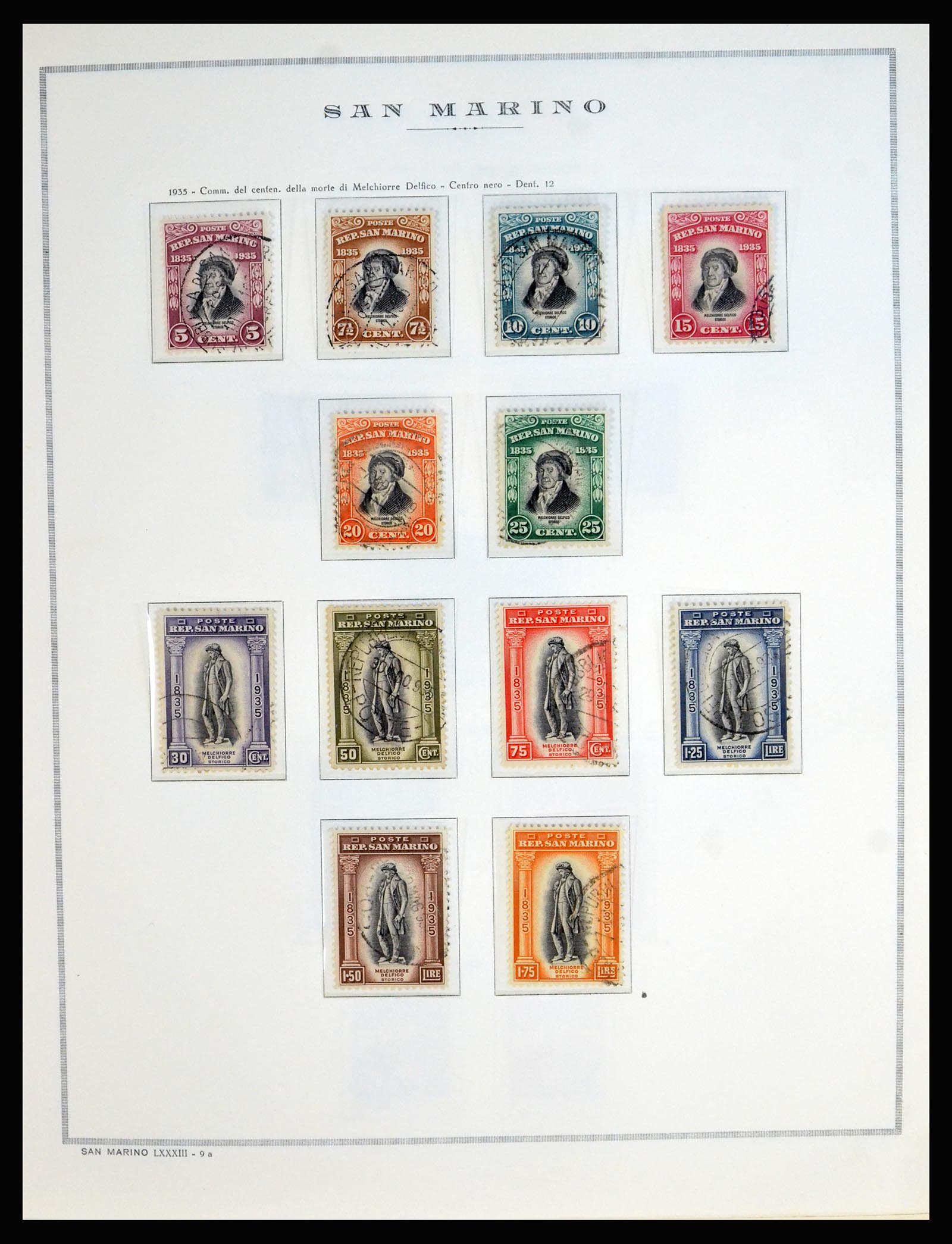 40176 0017 - Postzegelverzameling 40176 San Marino 1877-2000.