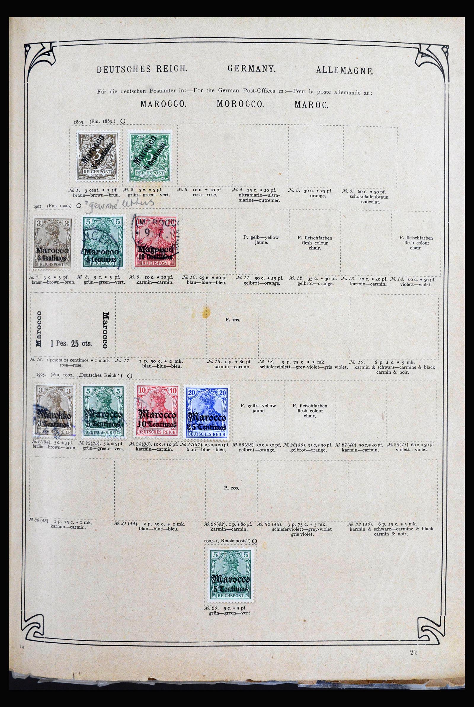 40180 0010 - Postzegelverzameling 40180 Wereld klassiek 1840-1910.
