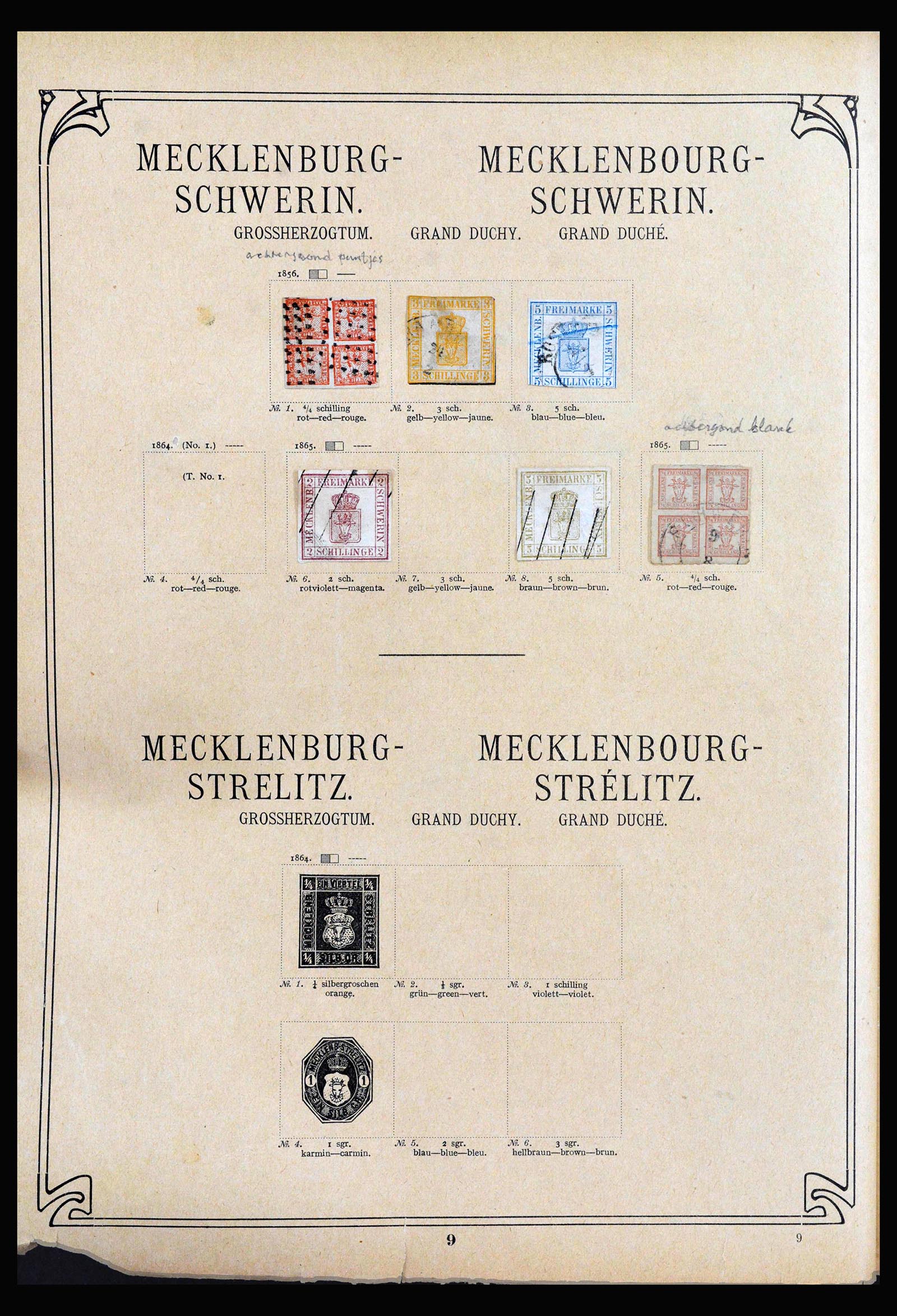 40180 0020 - Postzegelverzameling 40180 Wereld klassiek 1840-1910.