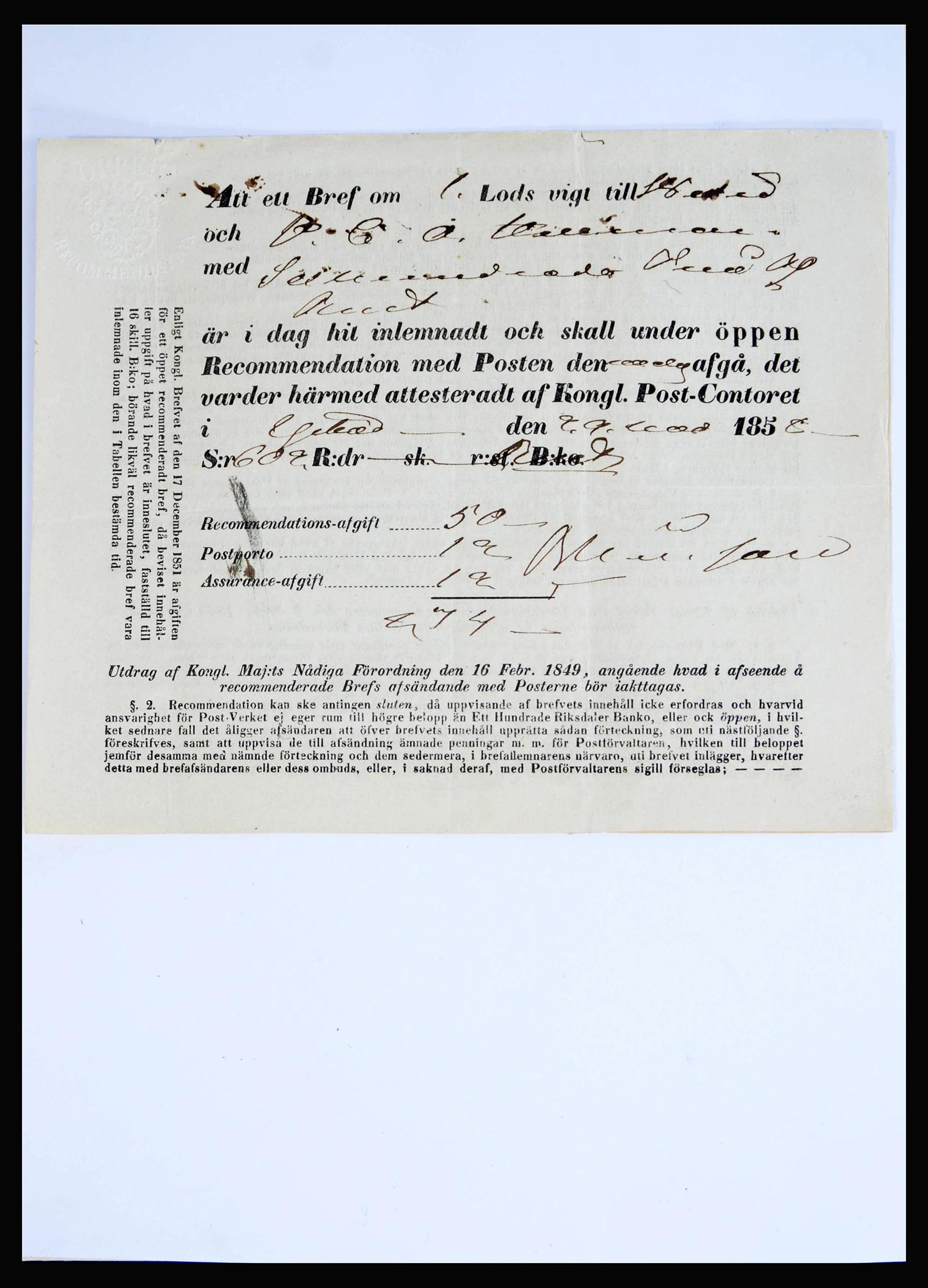40181 0002 - Postzegelverzameling 40181 Zweden brieven 1826-1936.