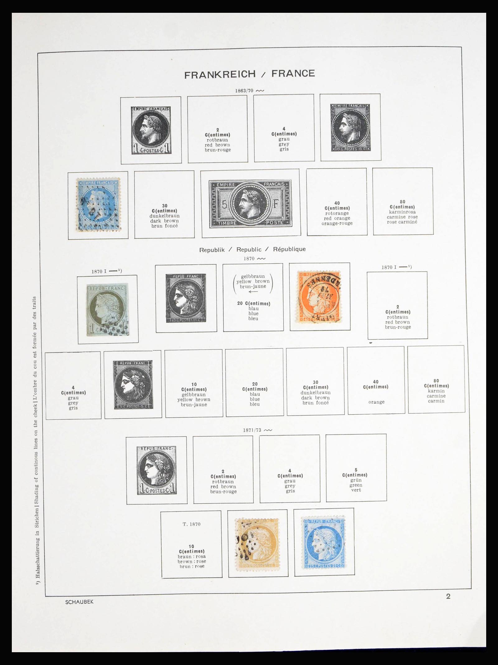 40182 0002 - Postzegelverzameling 40182 Frankrijk 1849-1980.