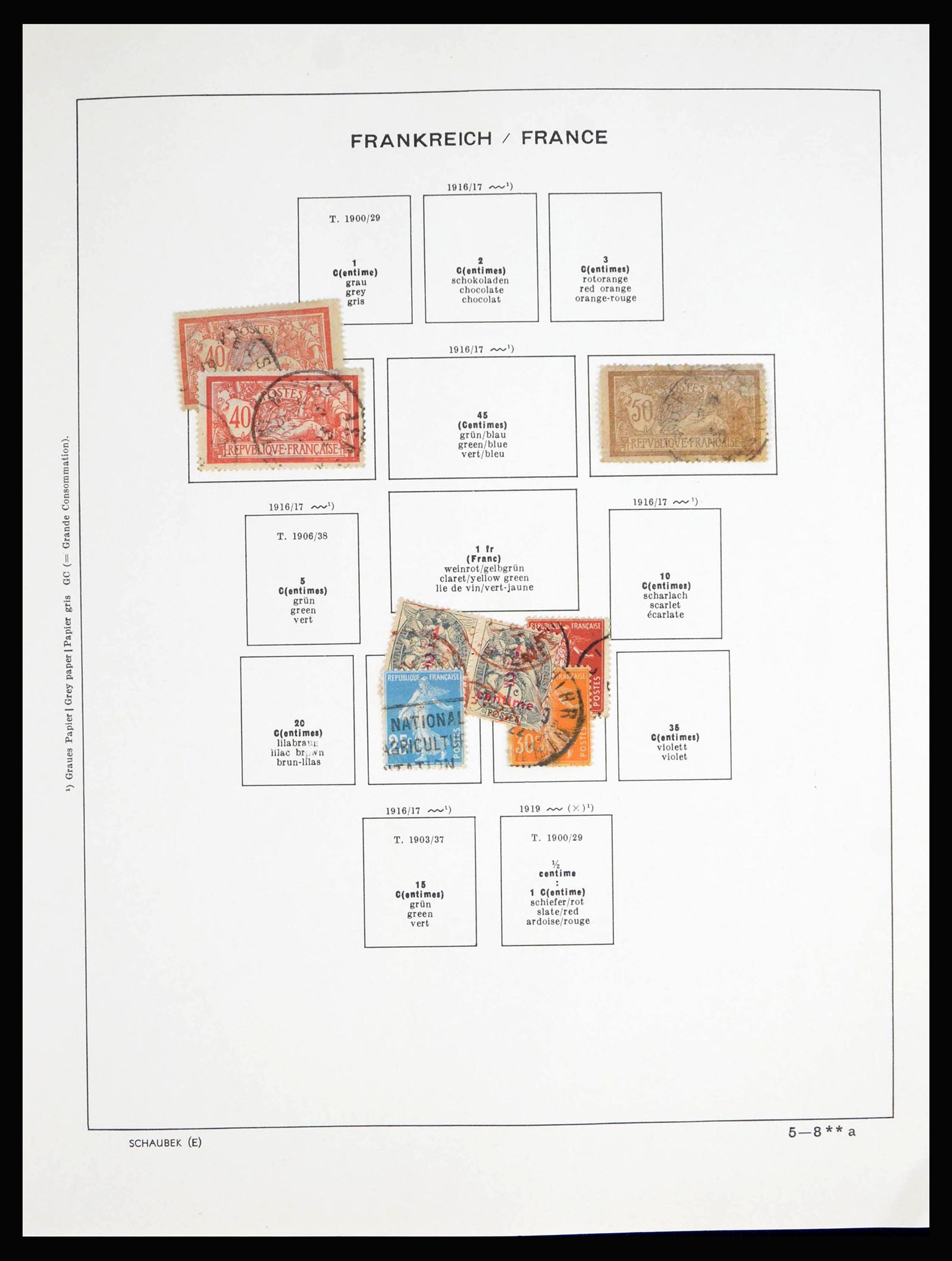40182 0011 - Postzegelverzameling 40182 Frankrijk 1849-1980.