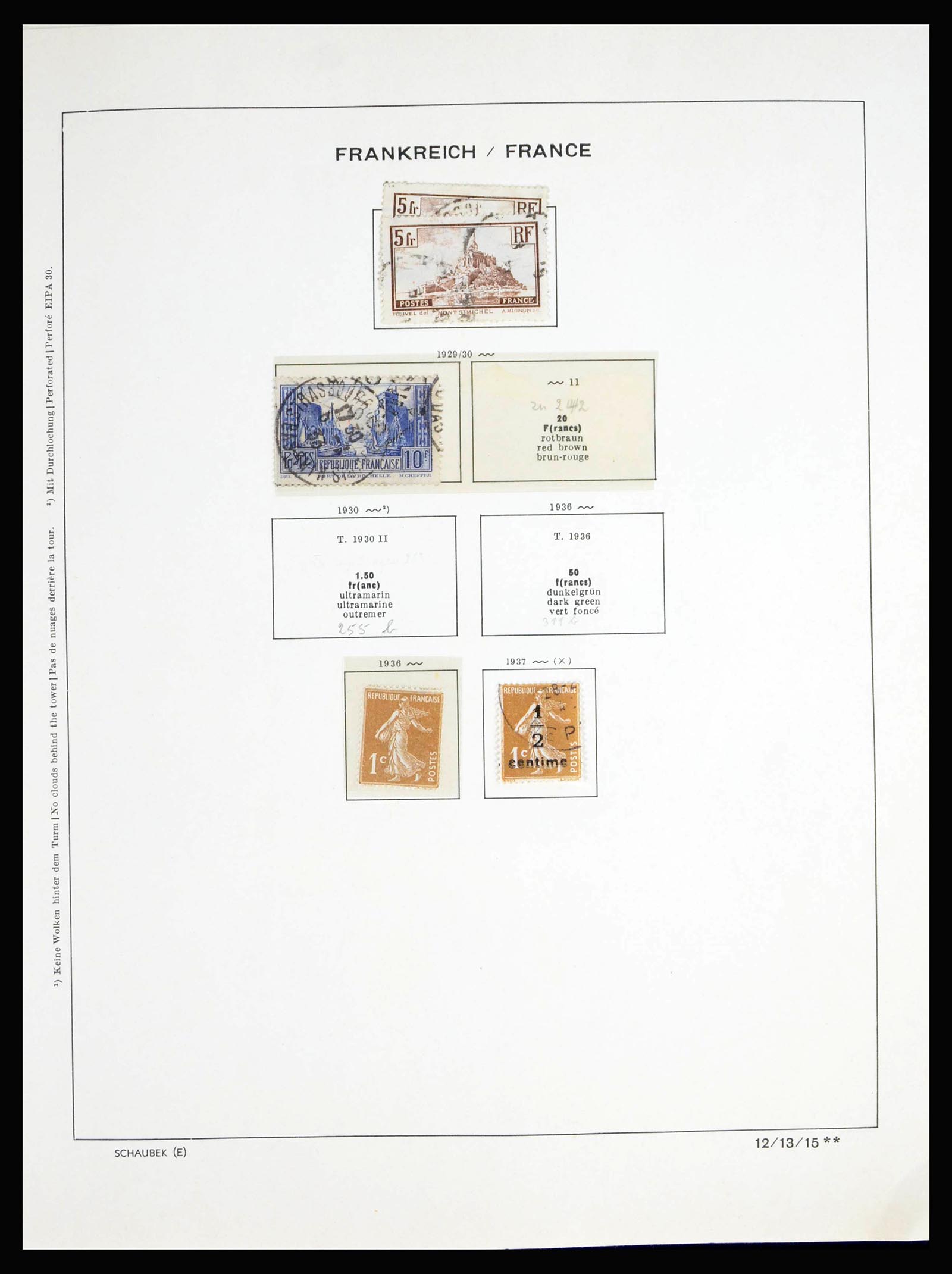 40182 0018 - Postzegelverzameling 40182 Frankrijk 1849-1980.