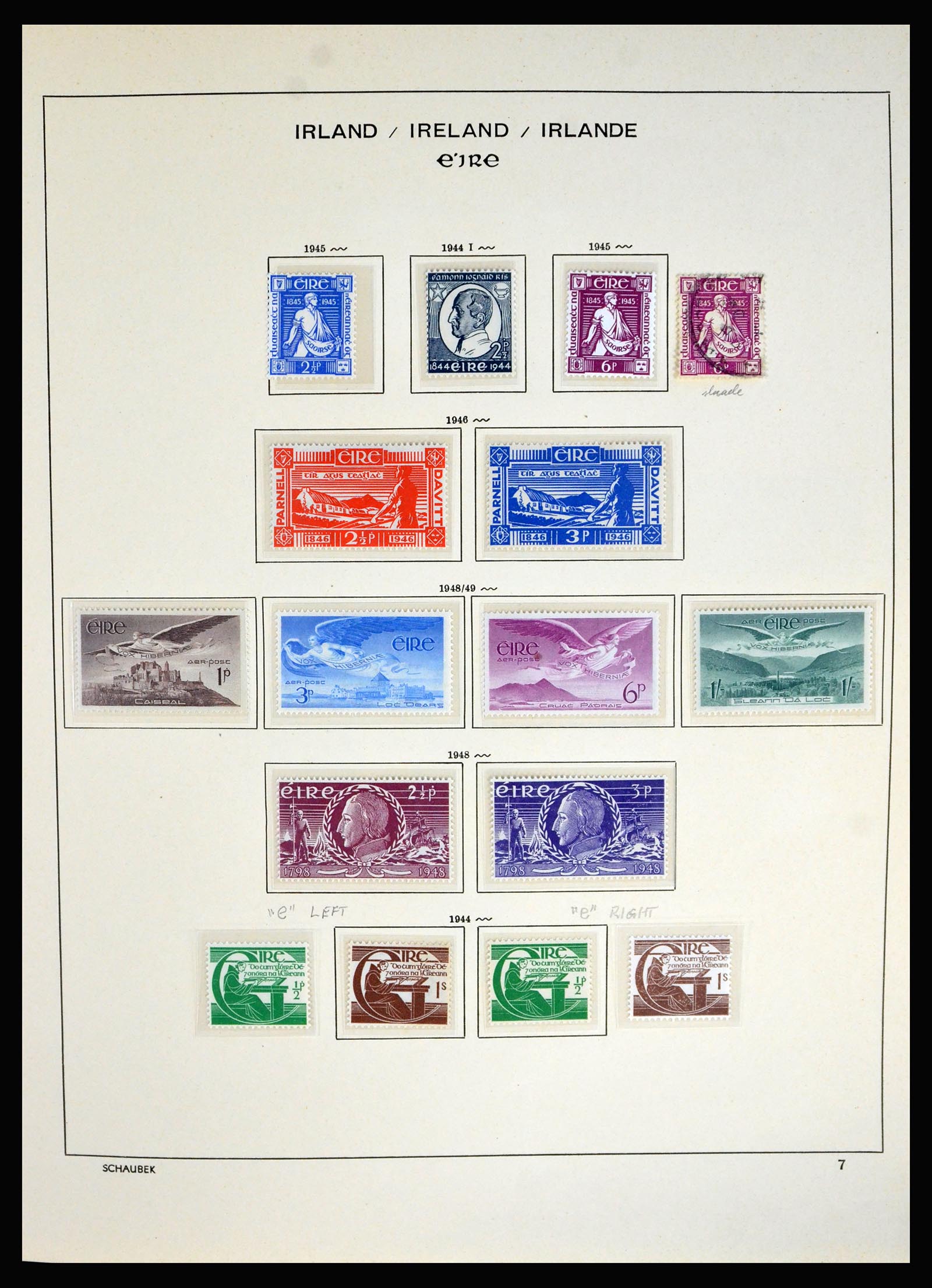 40188 0004 - Postzegel verzameling 40188 Ierland 1940-2001.