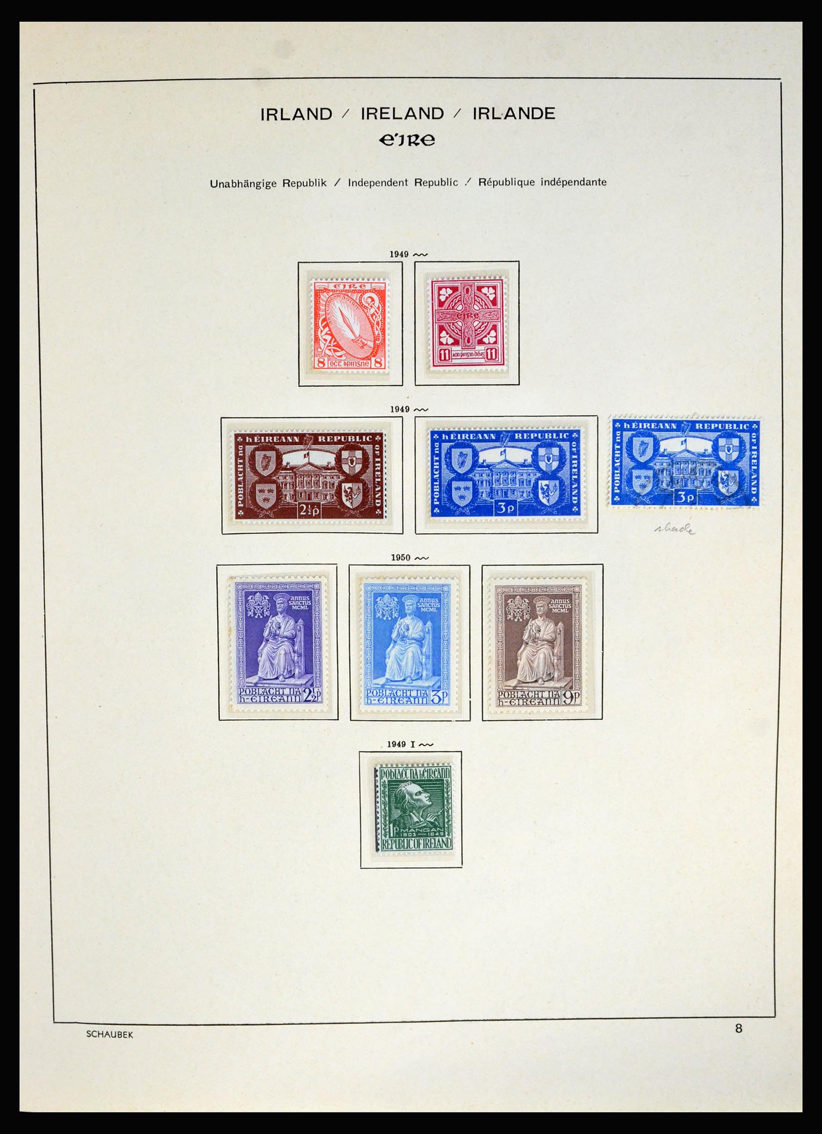 40188 0005 - Postzegel verzameling 40188 Ierland 1940-2001.