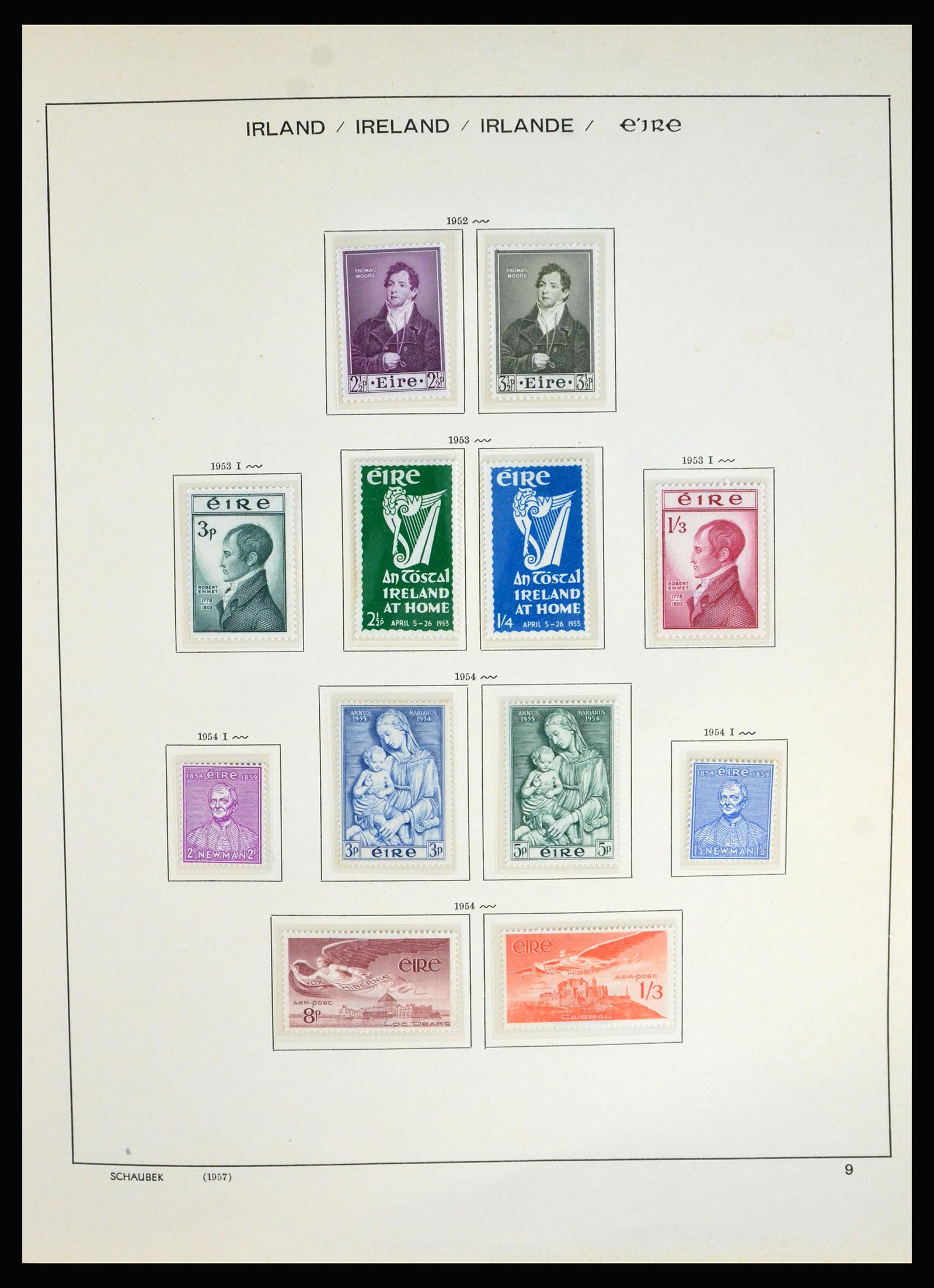 40188 0008 - Postzegel verzameling 40188 Ierland 1940-2001.