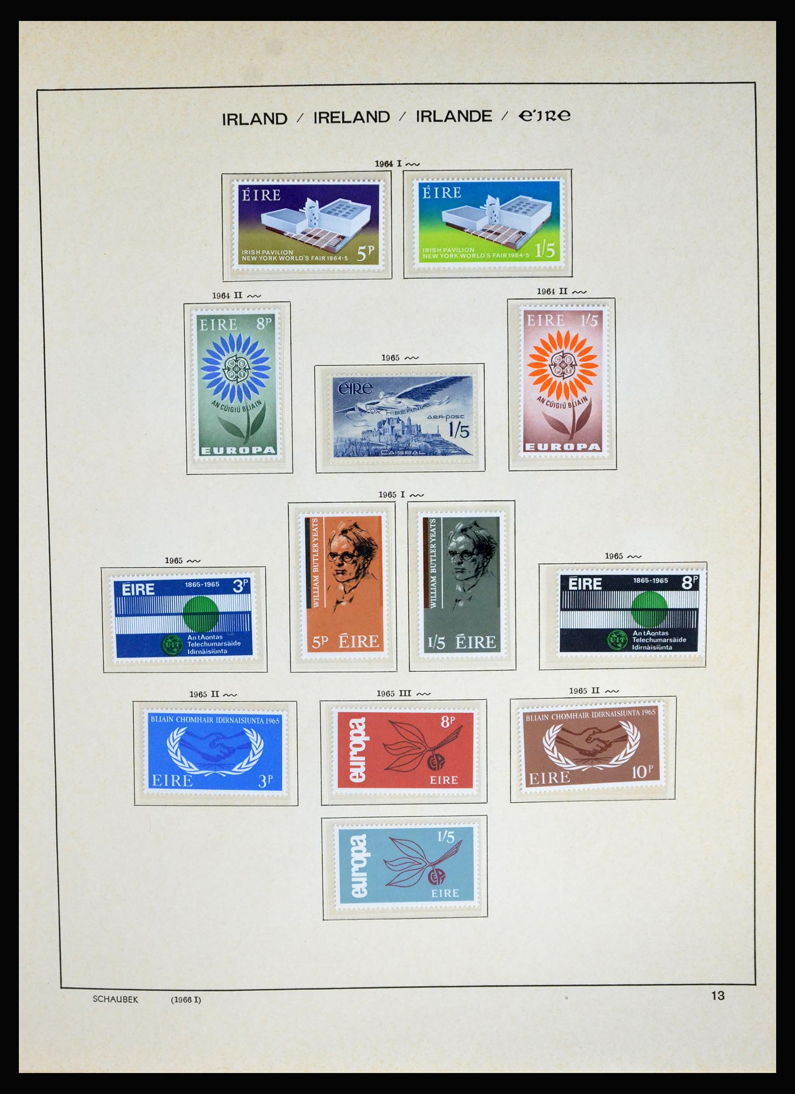 40188 0012 - Postzegel verzameling 40188 Ierland 1940-2001.