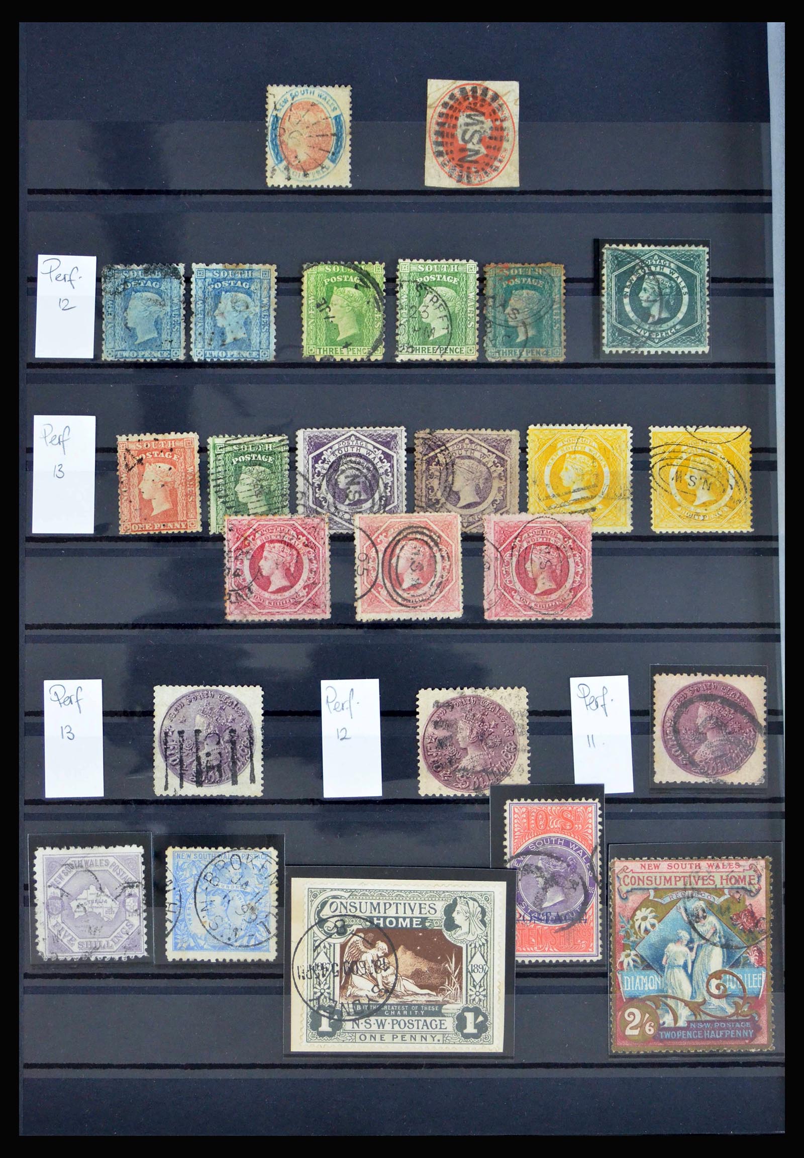 40190 0002 - Postzegelverzameling 40190 Australische Staten 1850-1913.
