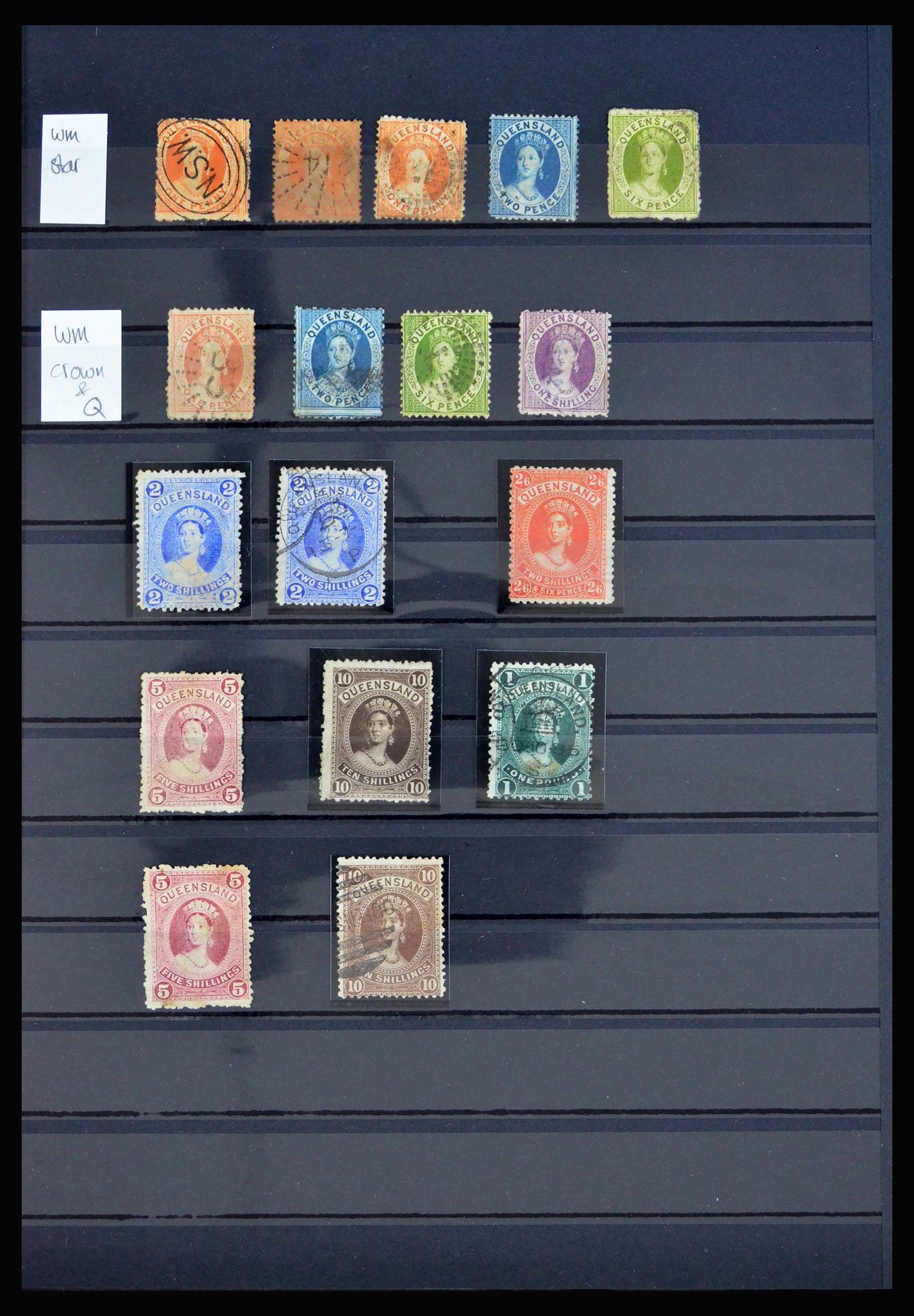40190 0003 - Postzegelverzameling 40190 Australische Staten 1850-1913.