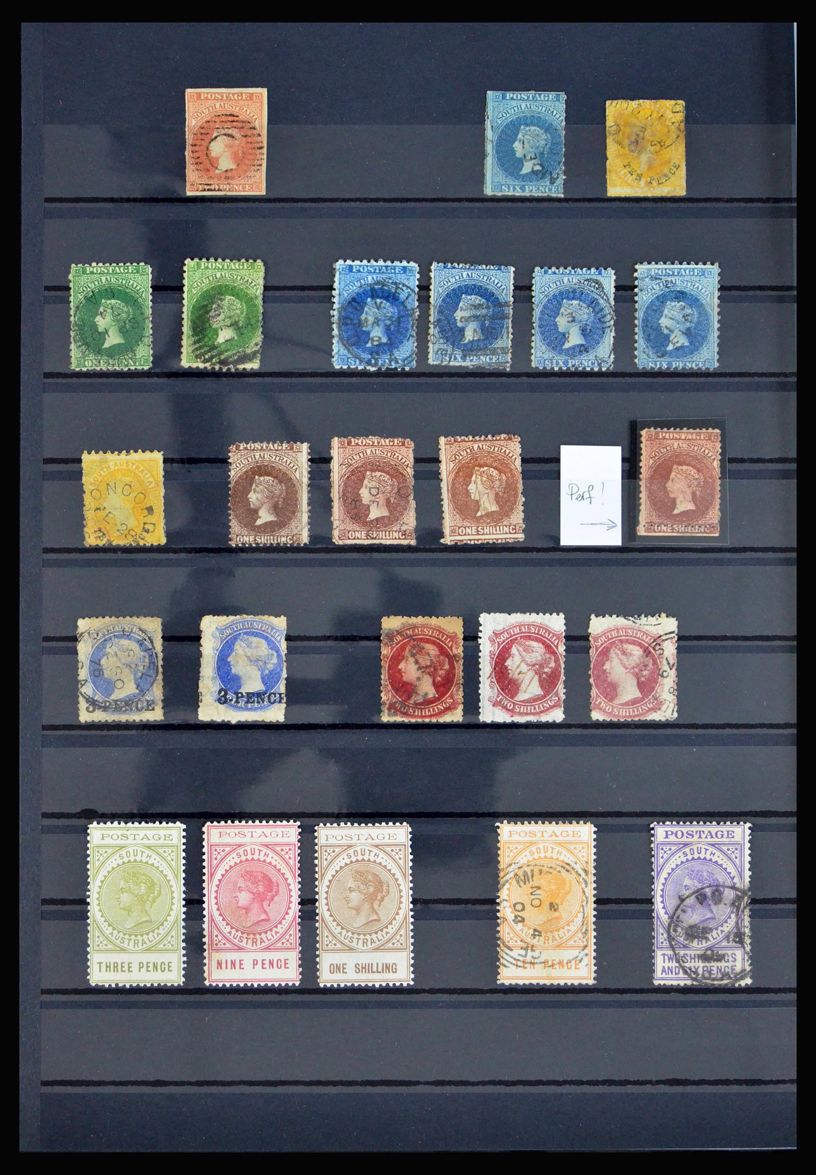 40190 0004 - Postzegelverzameling 40190 Australische Staten 1850-1913.